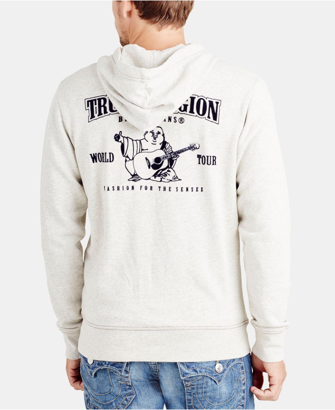 oatmeal true religion hoodie