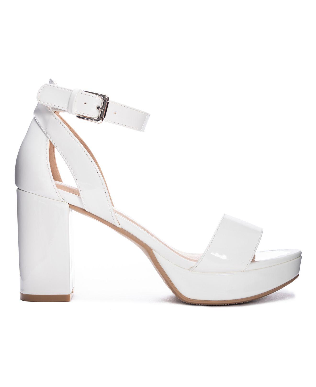Cl by laundry shop go on platform heel