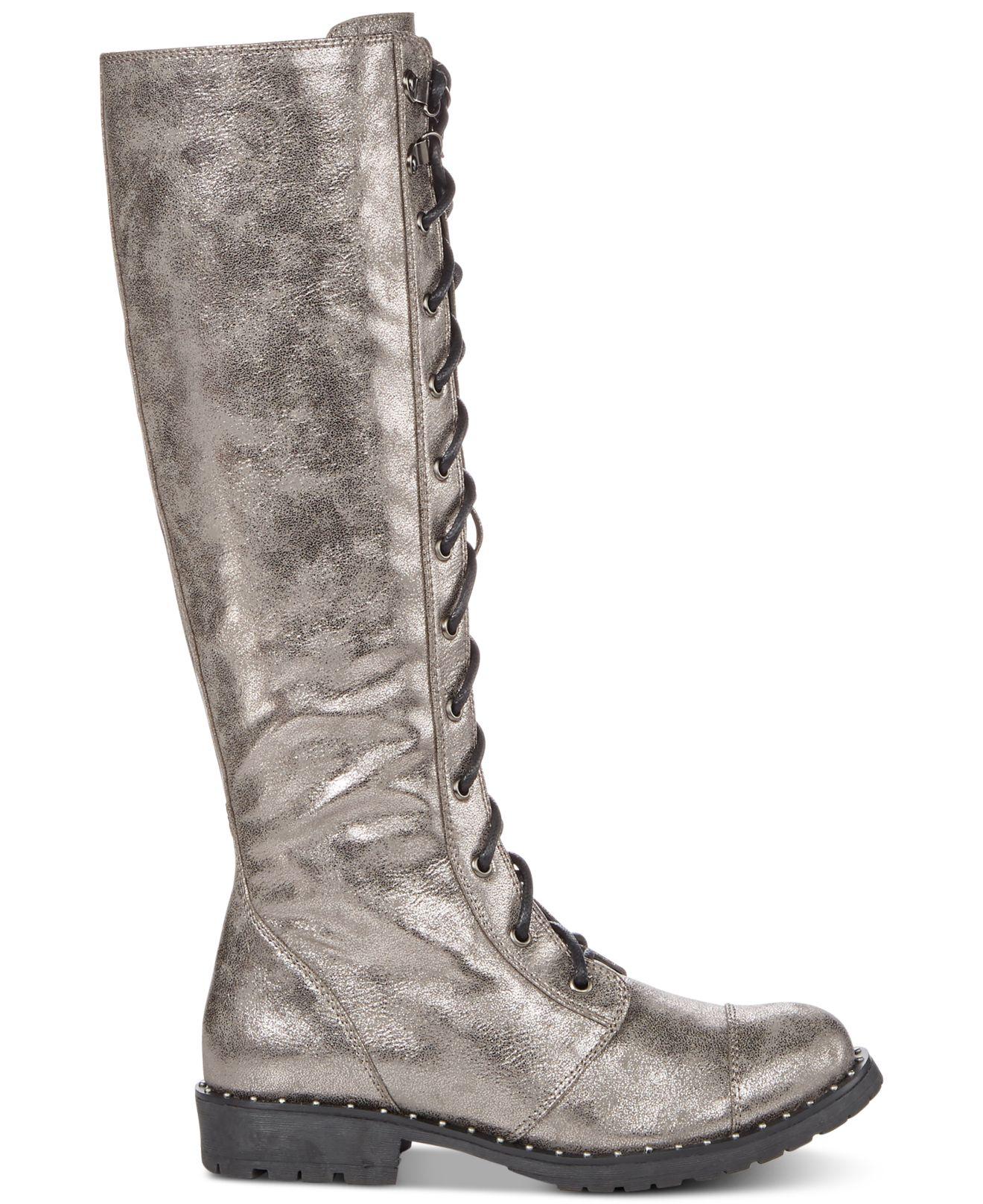 dirty laundry roset tall combat boots