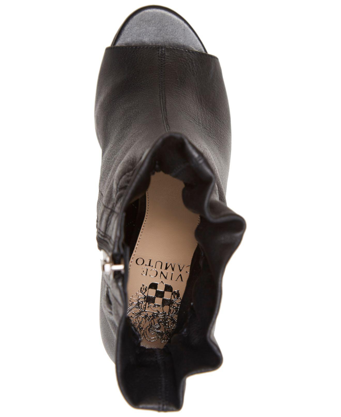 vince camuto cone heel bootie