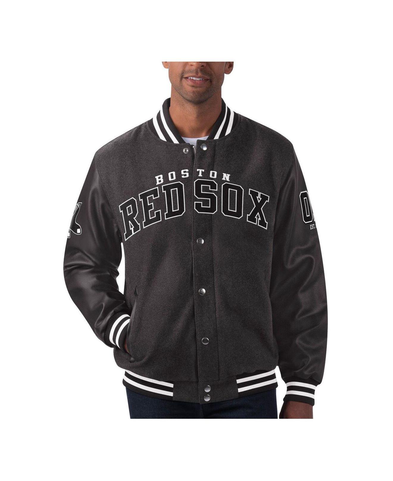 G-III Sports by Carl Banks Black Boston Red Sox Power Play Full-zip Jacket  for Men