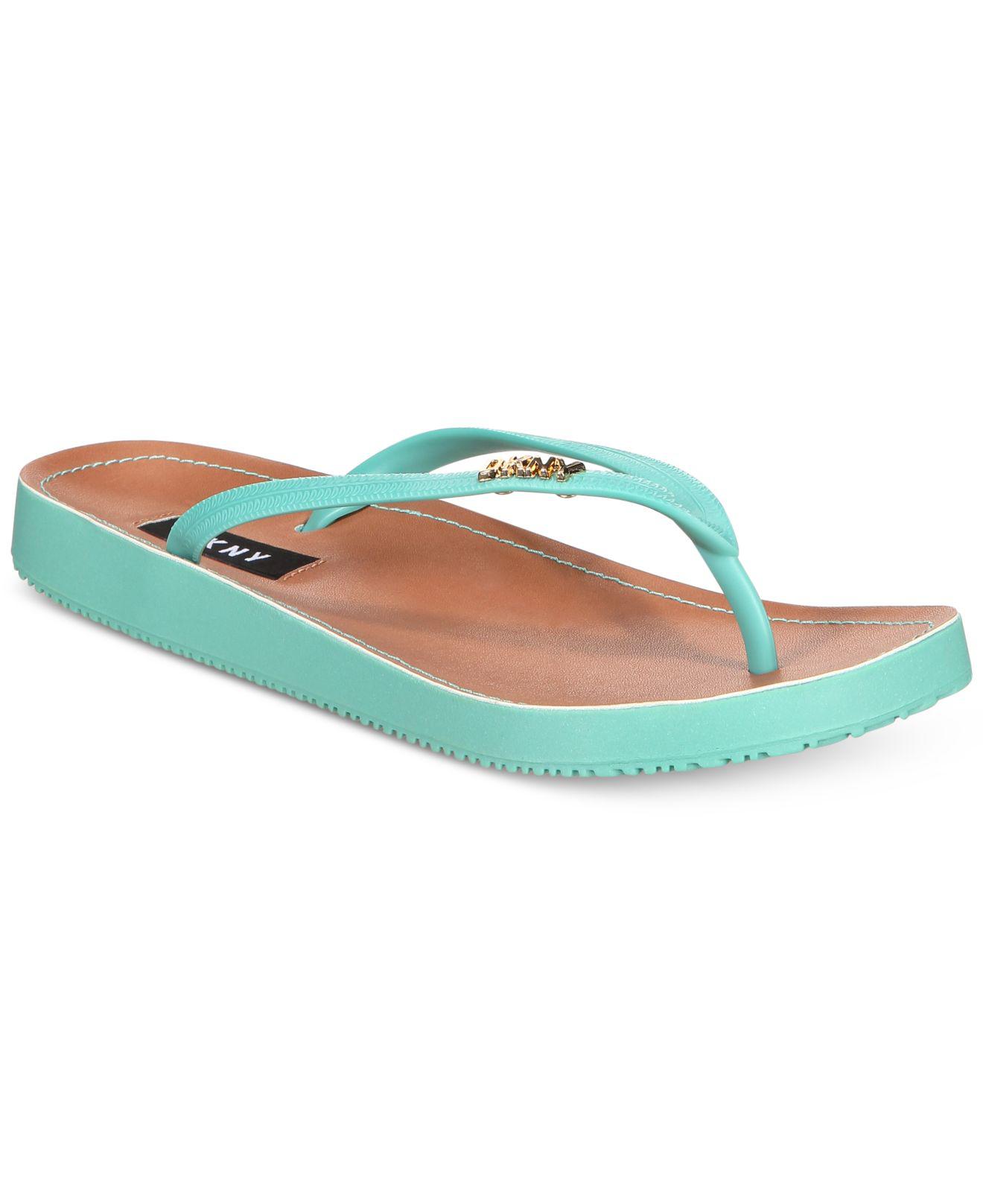 dkny madi flip flops