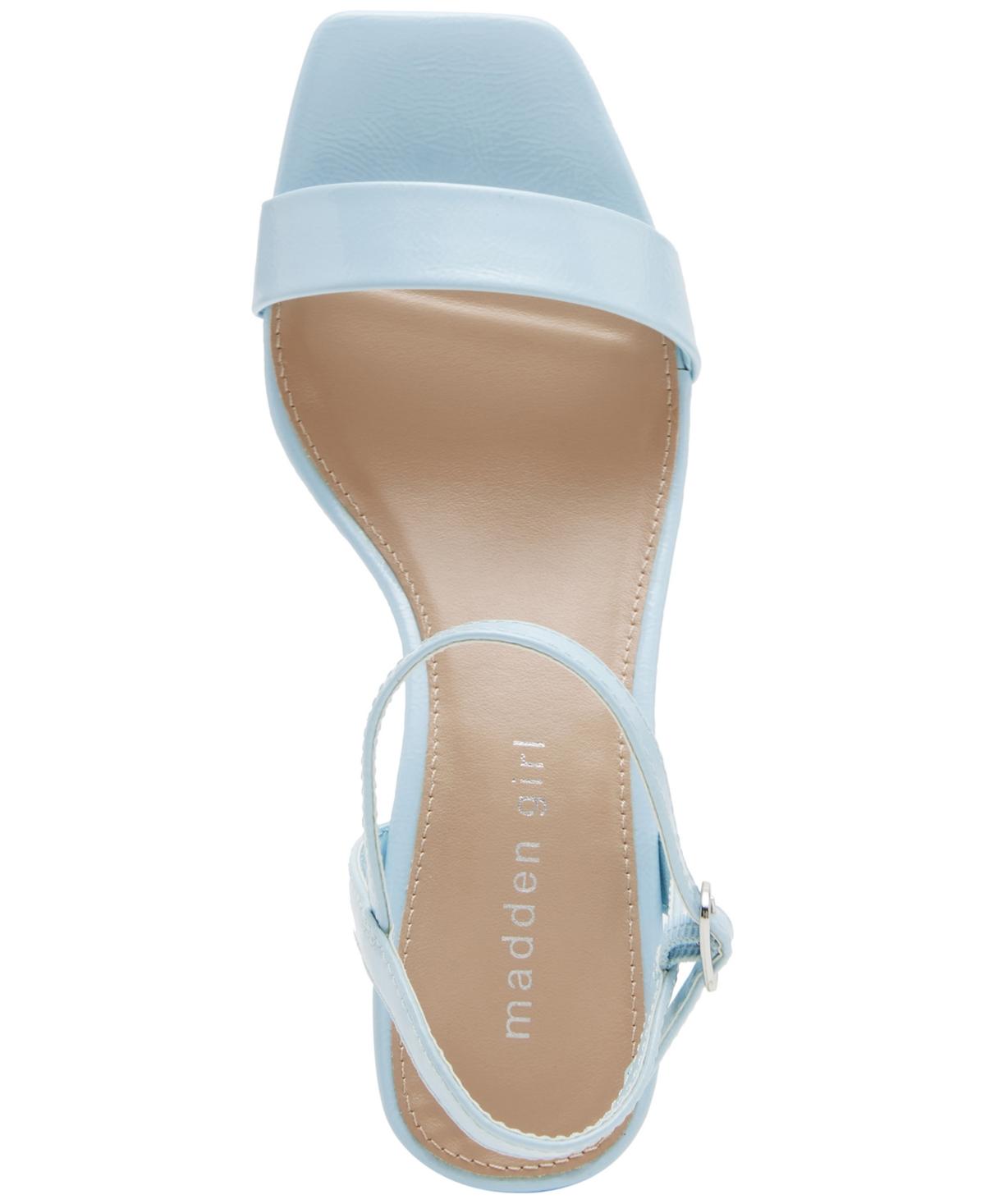 Madden Girl Birdie Two-piece Block-heel Sandals in Blue Lyst