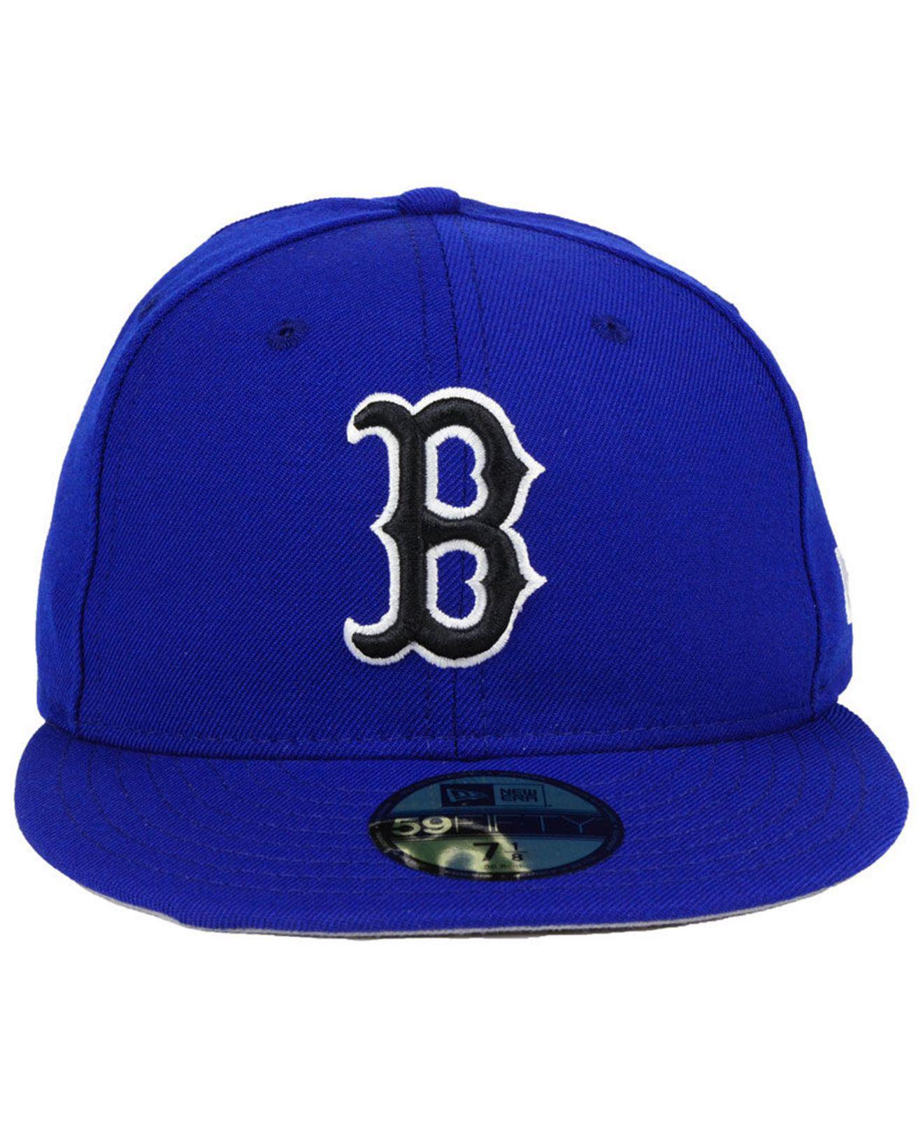 KTZ Boston Red Sox Royal Pack 59fifty Fitted Cap in Blue for Men