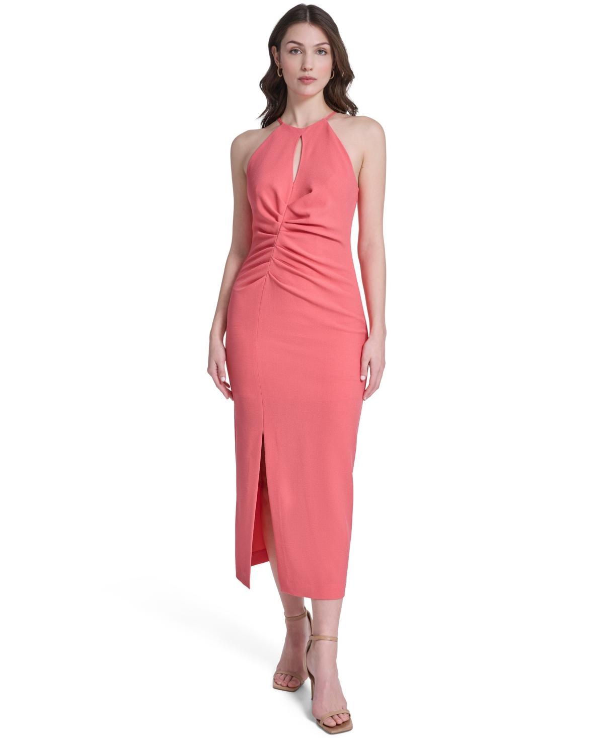 vince camuto halter tie neck a-line dress Vince Camuto Halter Tie Back Maxi