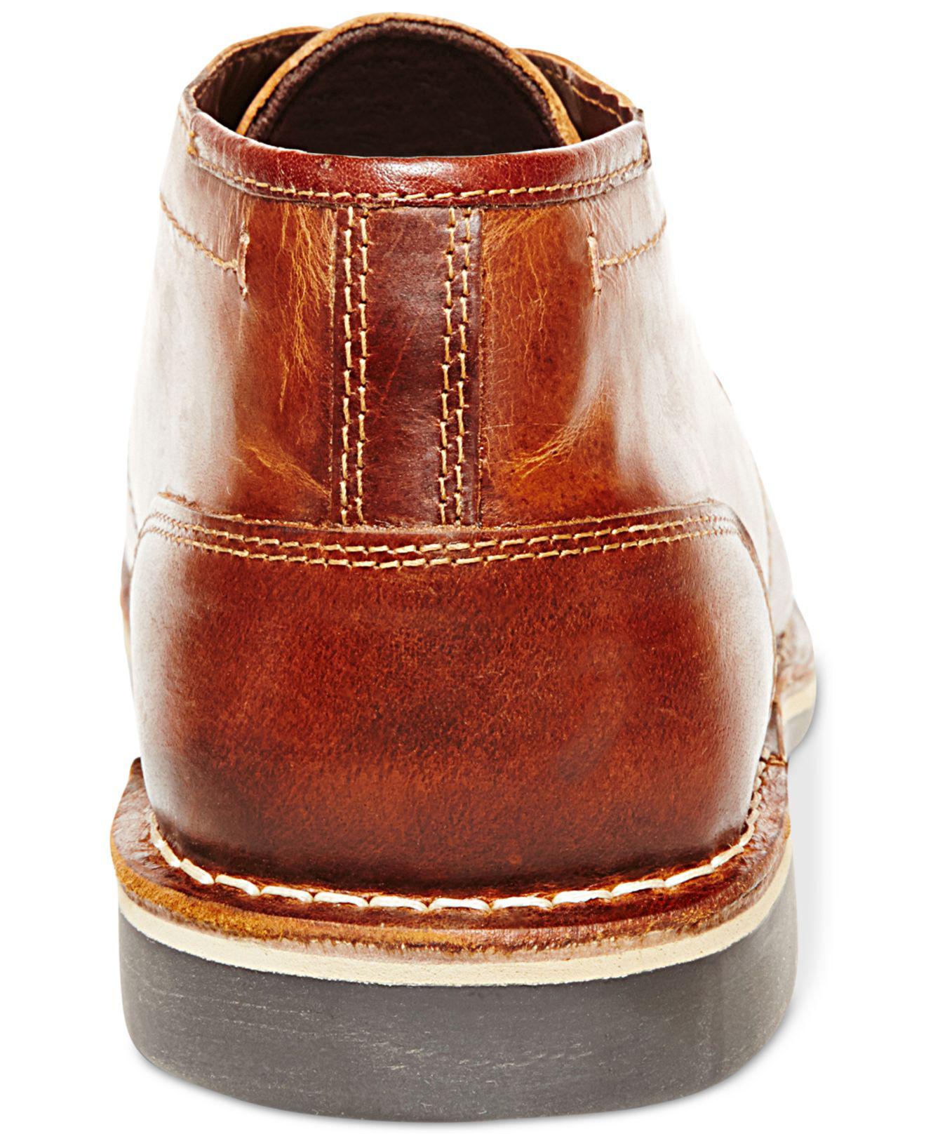 steve madden men's harken chukka boot cognac