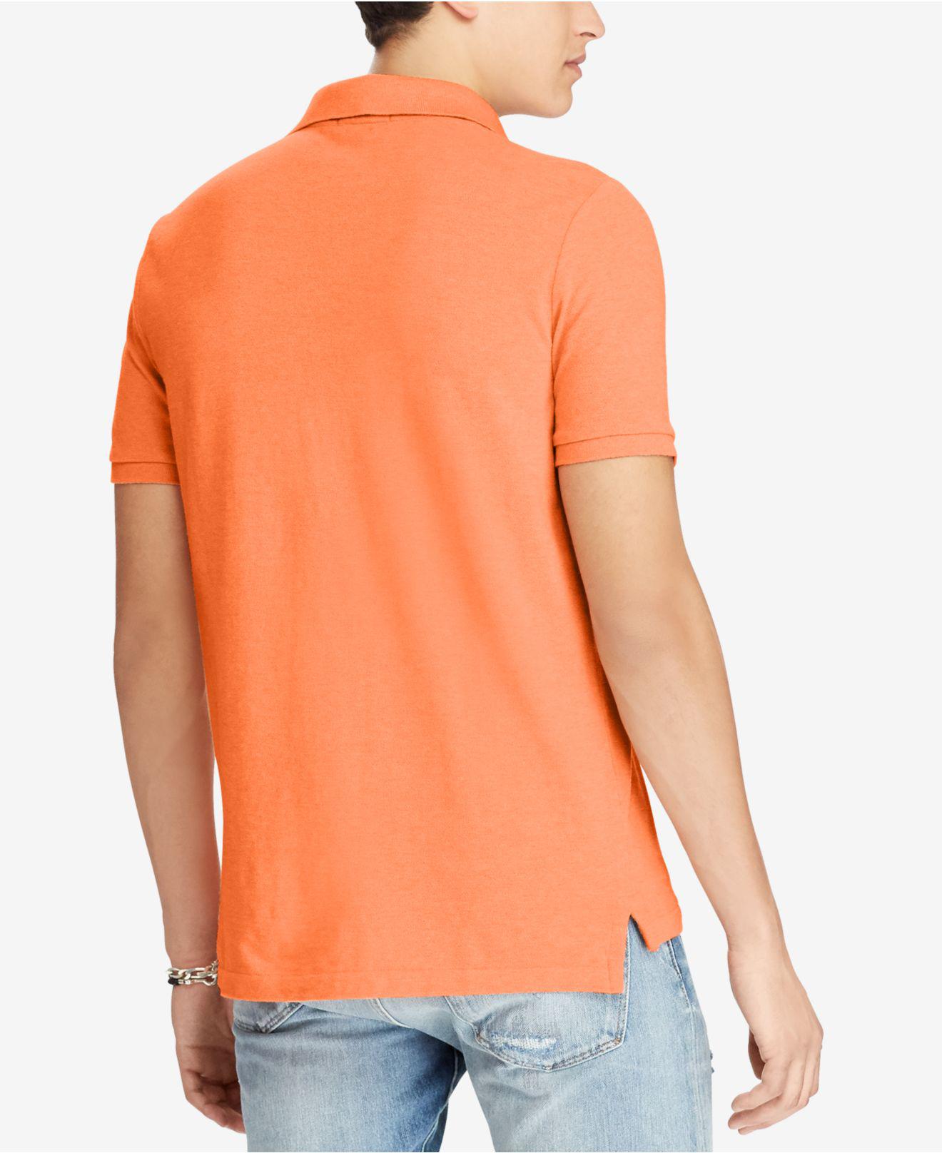 Download Polo Ralph Lauren Cotton Custom Slim-fit Mesh Polo Shirt ...