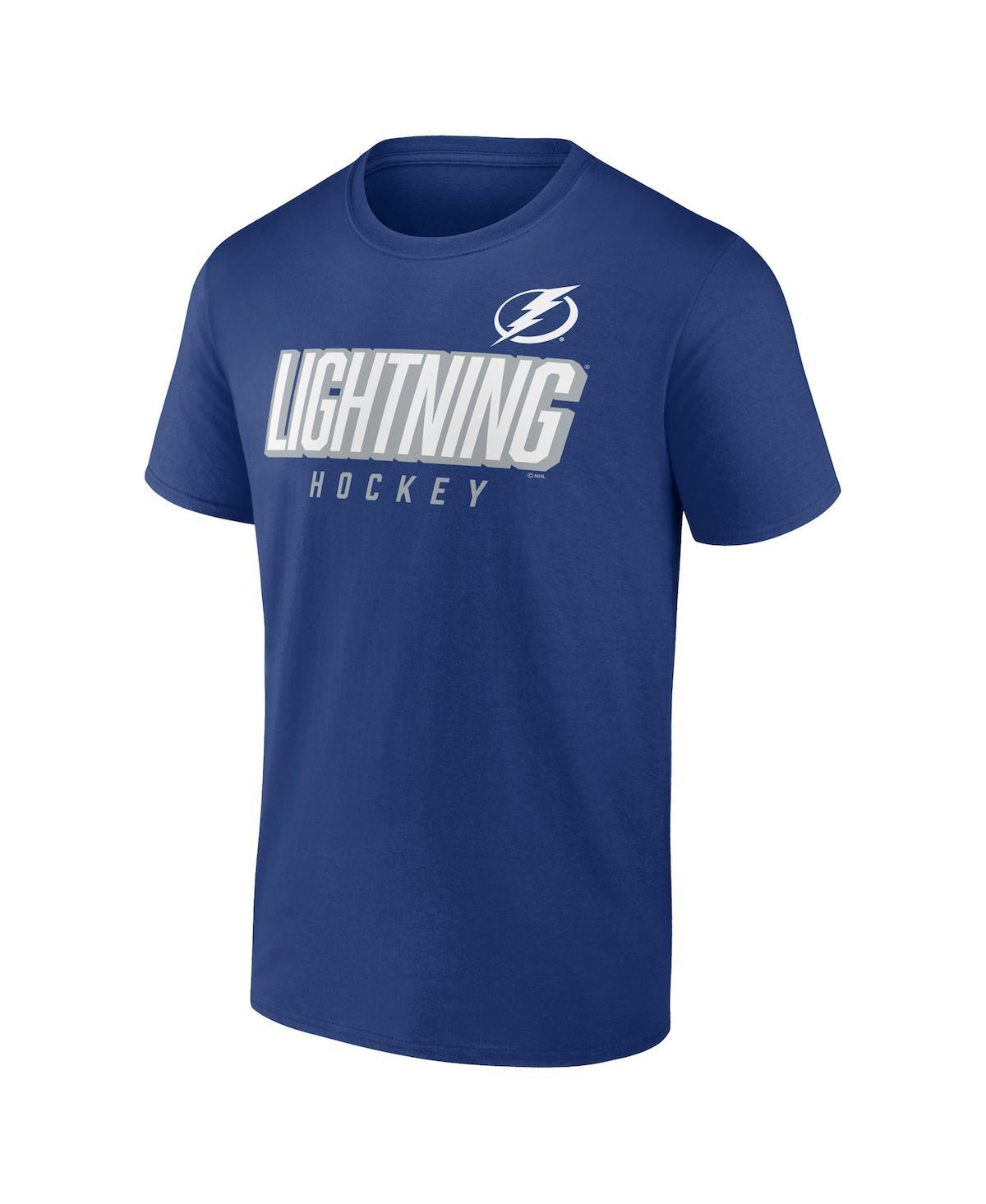 Men's Tampa Bay Lightning Fanatics Branded Blue Breakaway - Blank