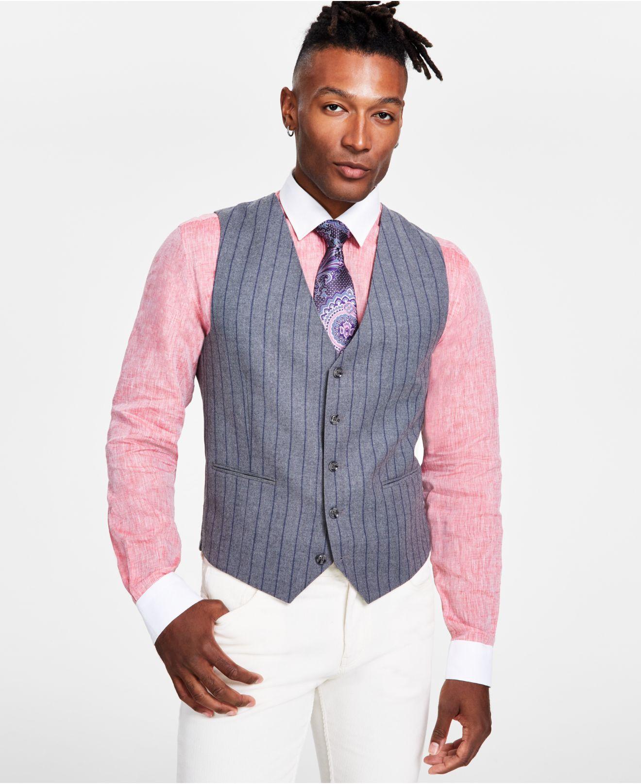 tayion classic fit suit separates vest