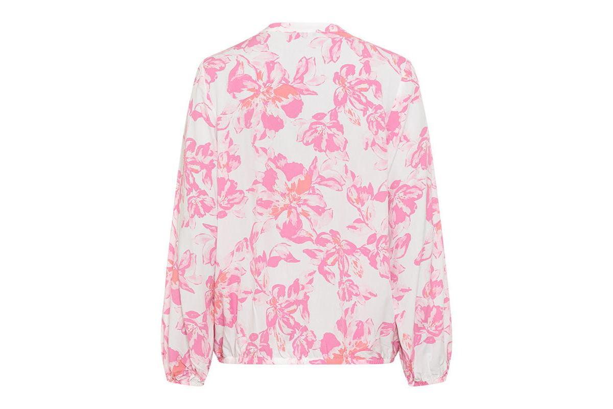売れ筋商品|||オルセン カットソー トップス レディース Women's Floral Tunic Blouse Candy pink Olsen Floral Tunic Blouse in Red | Lyst