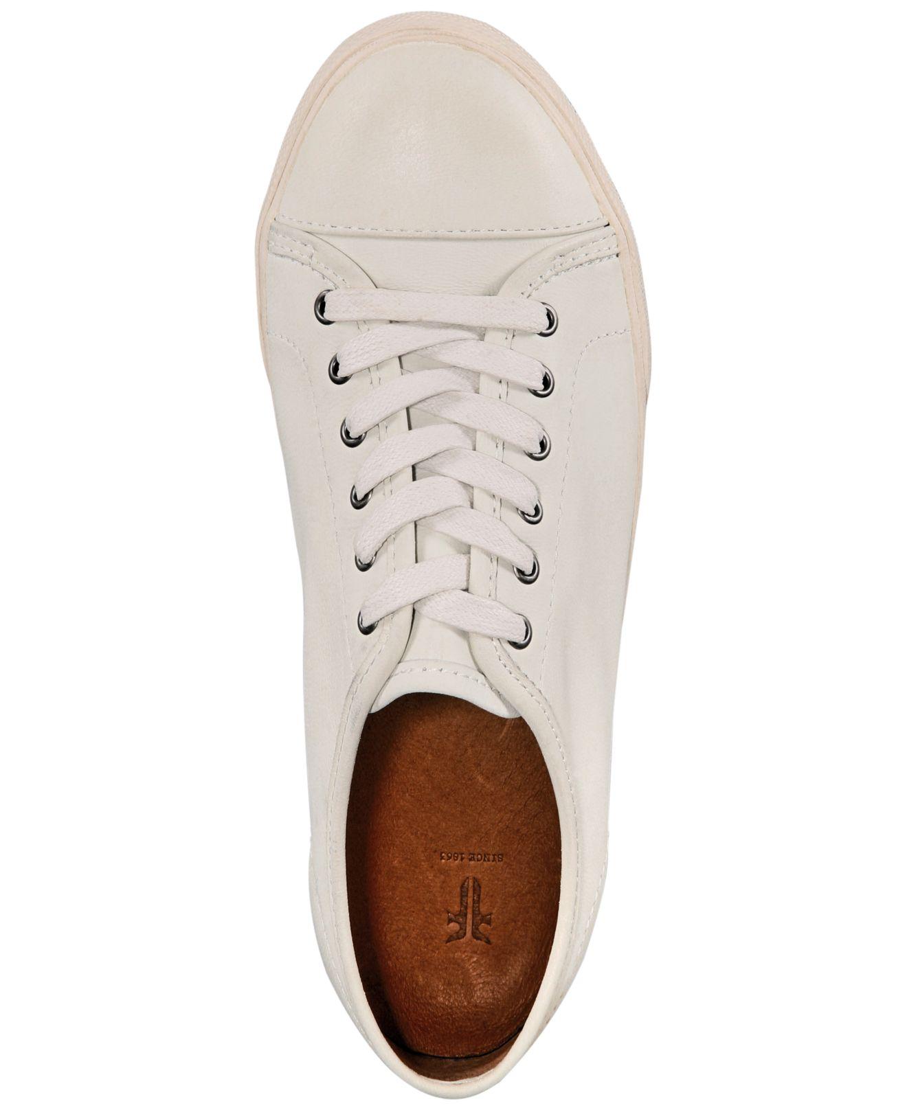 frye women's mindy low lace sneaker