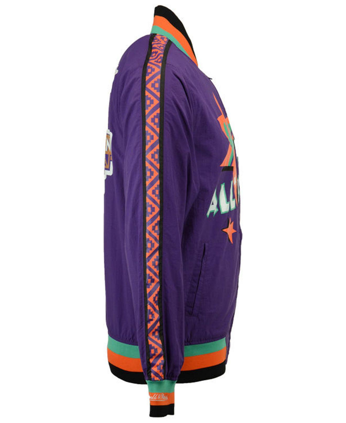 Mitchell & Ness Synthetic Nba 1995 All Star Warm Up Jacket in ...