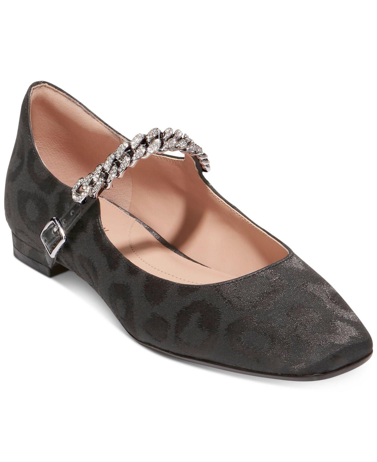 cole haan black ballet flats