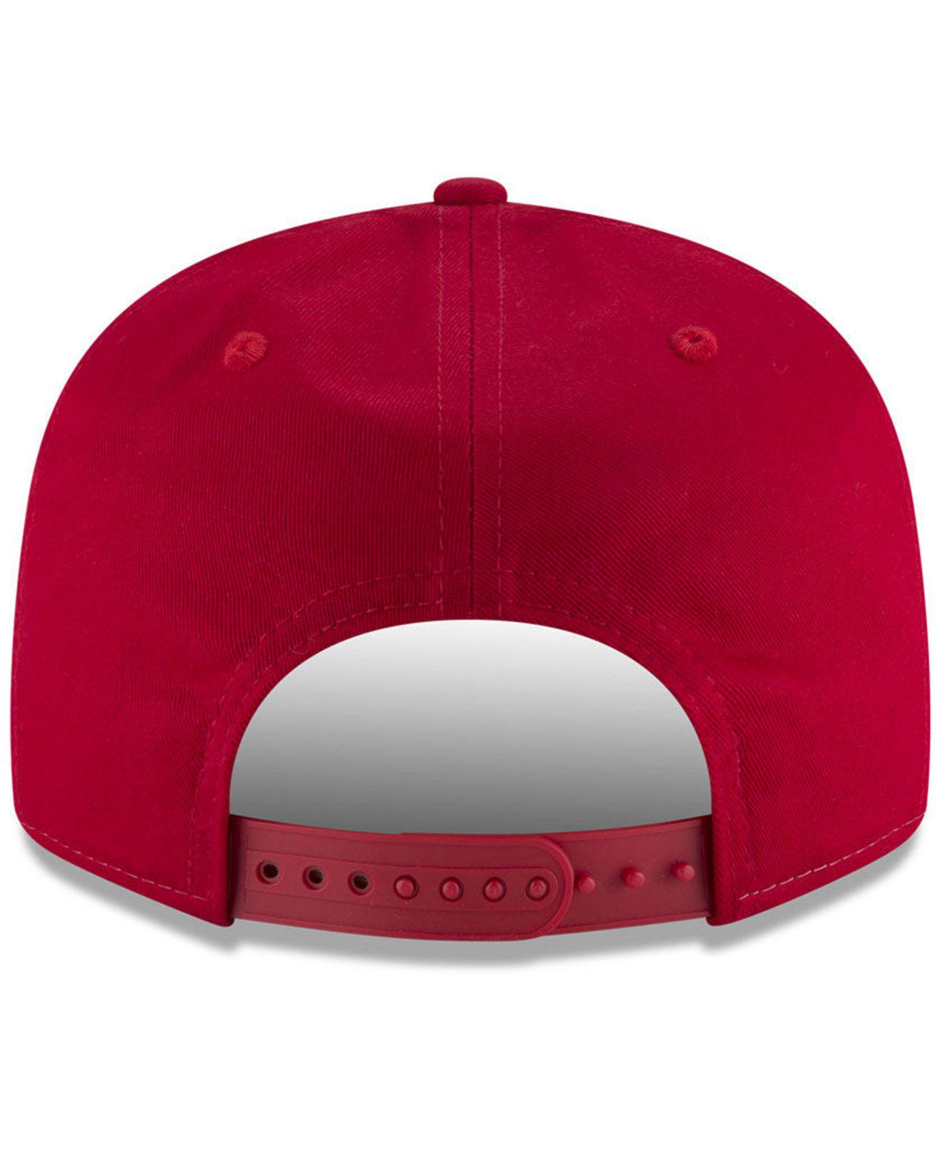 KTZ Indianapolis Colts Original Fit 9fifty Snapback Cap in Red for