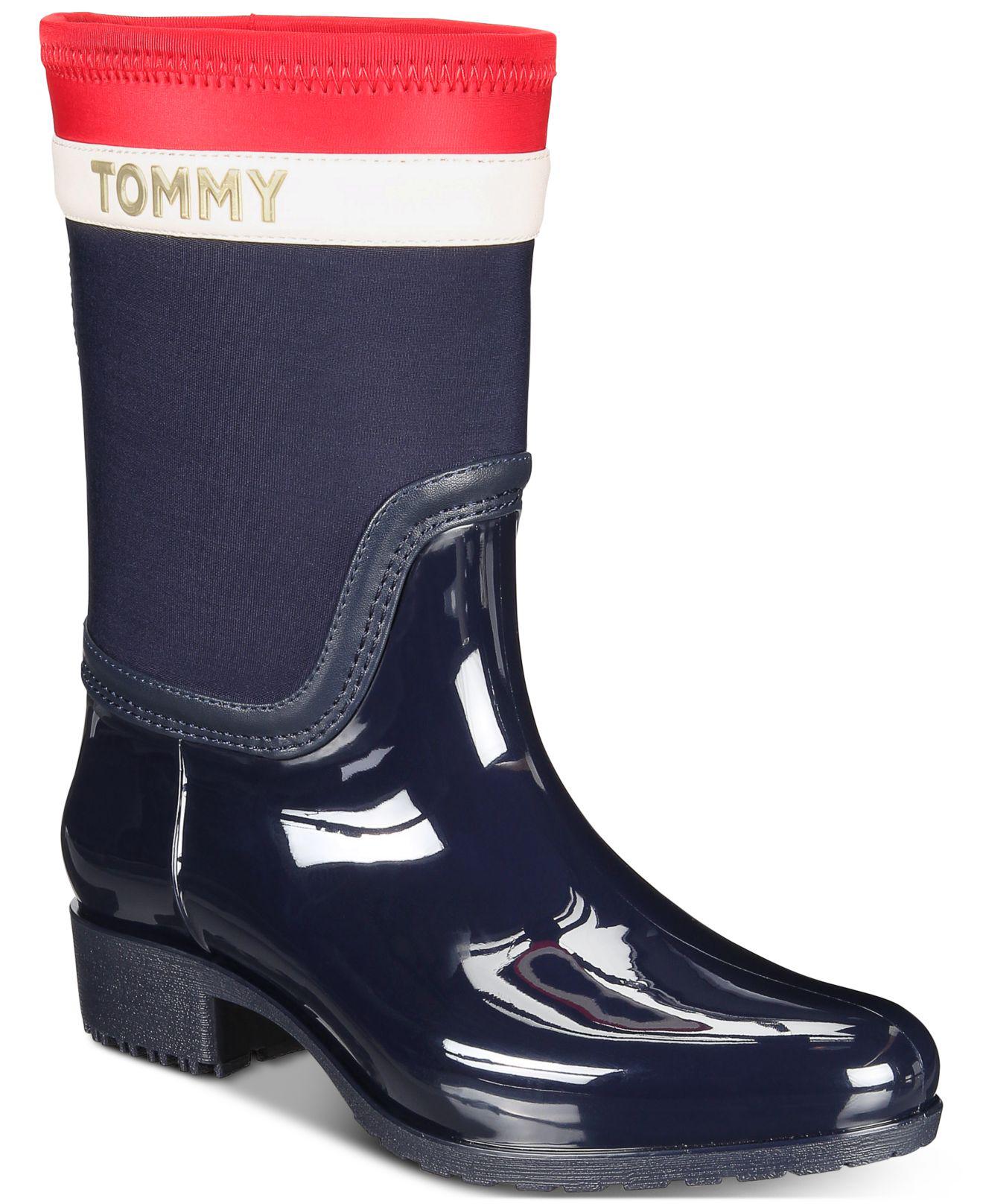 Tommy Hilfiger Float Rain Boots, Created For Macy&#39;s in Navy (Blue) - Lyst