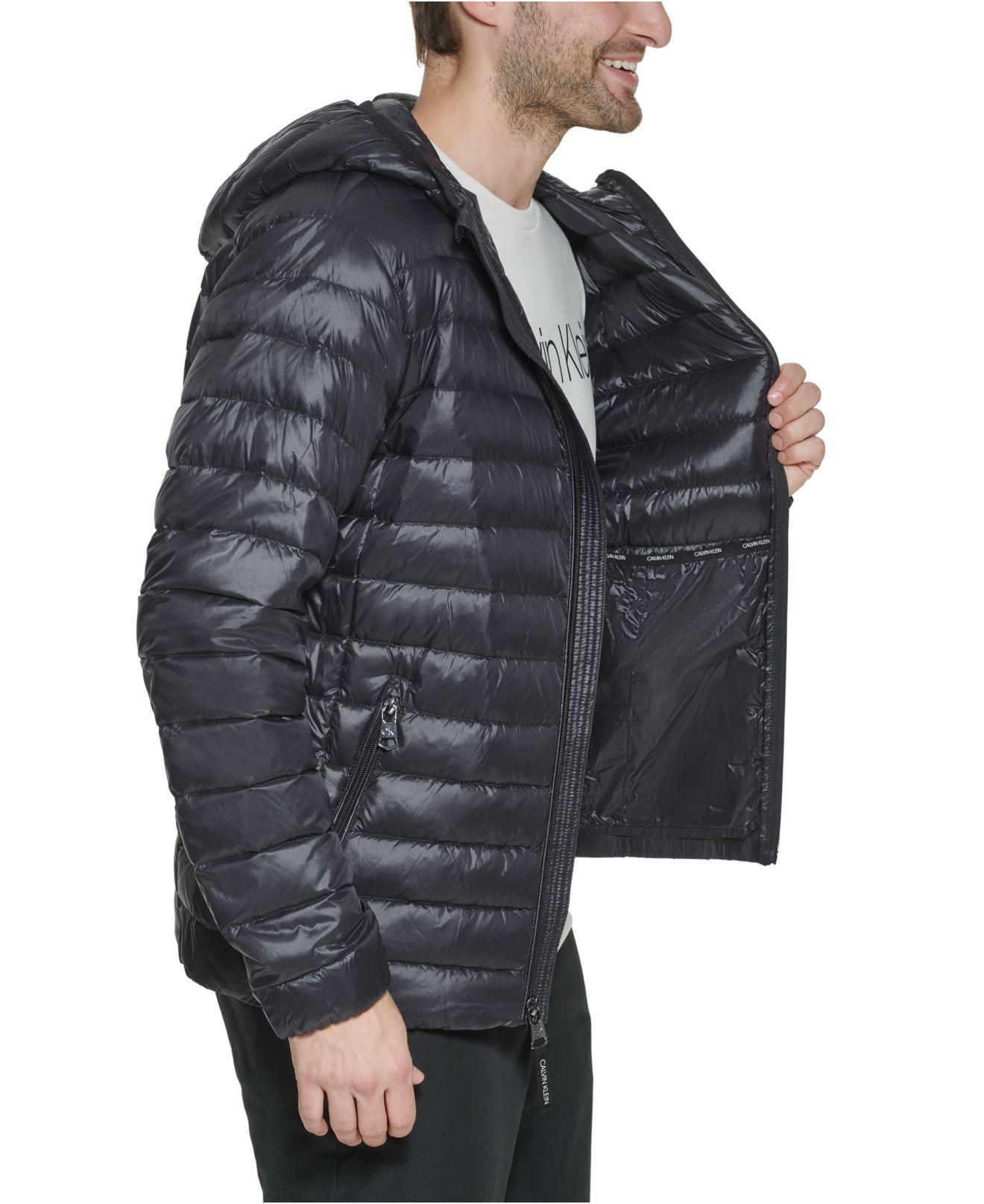 Packable Down Puffer Jacket - Black
