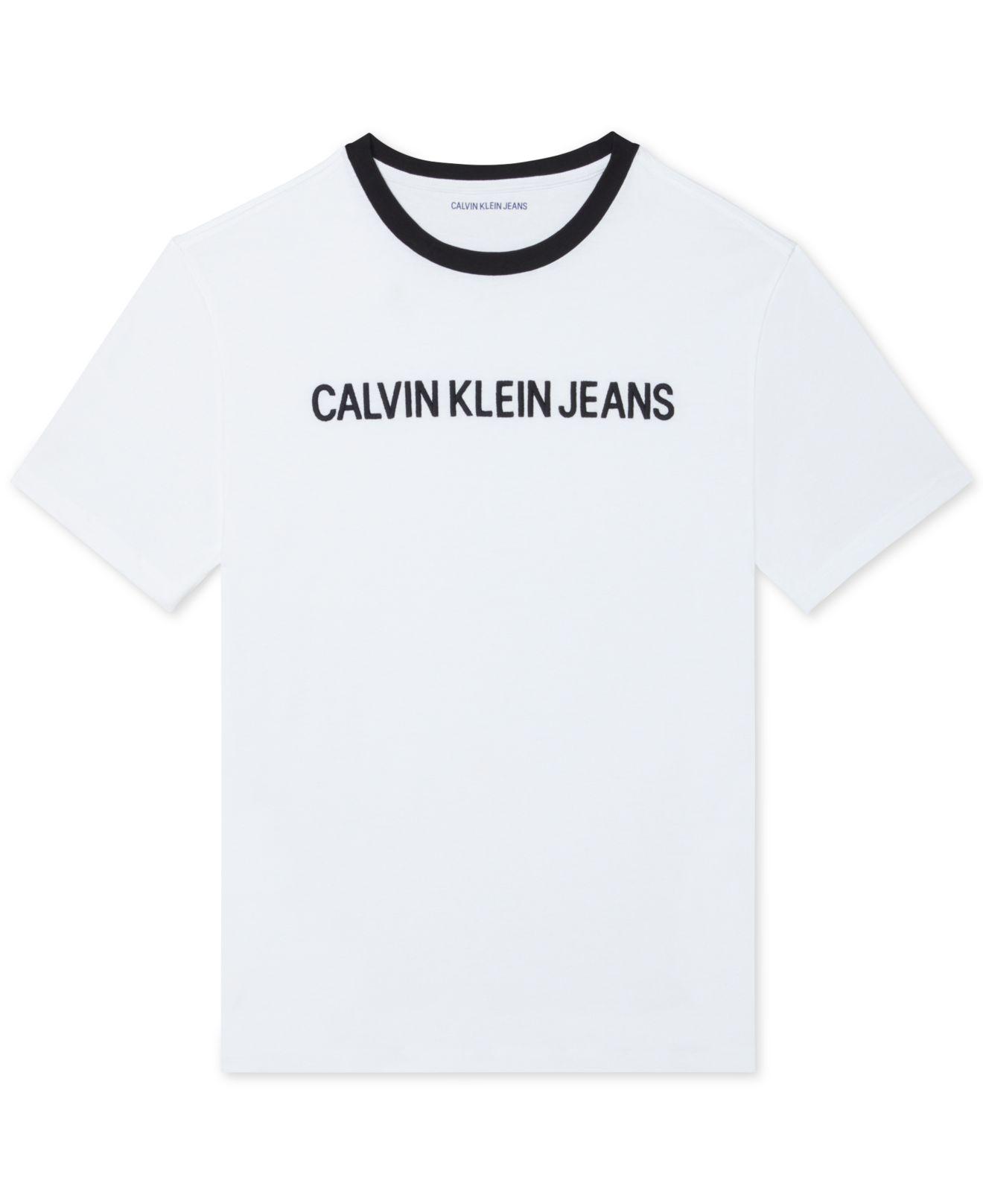 calvin klein ringer t shirt