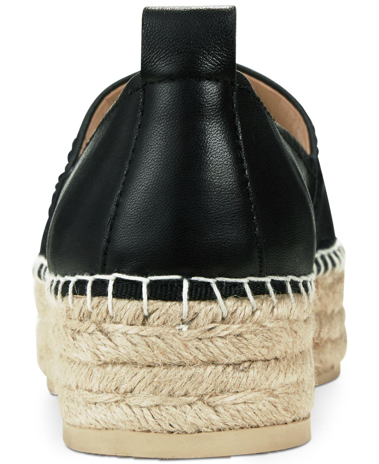 DKNY Mer Peep-toe Espadrille Sandals, Created For Macy's in Black | Lyst