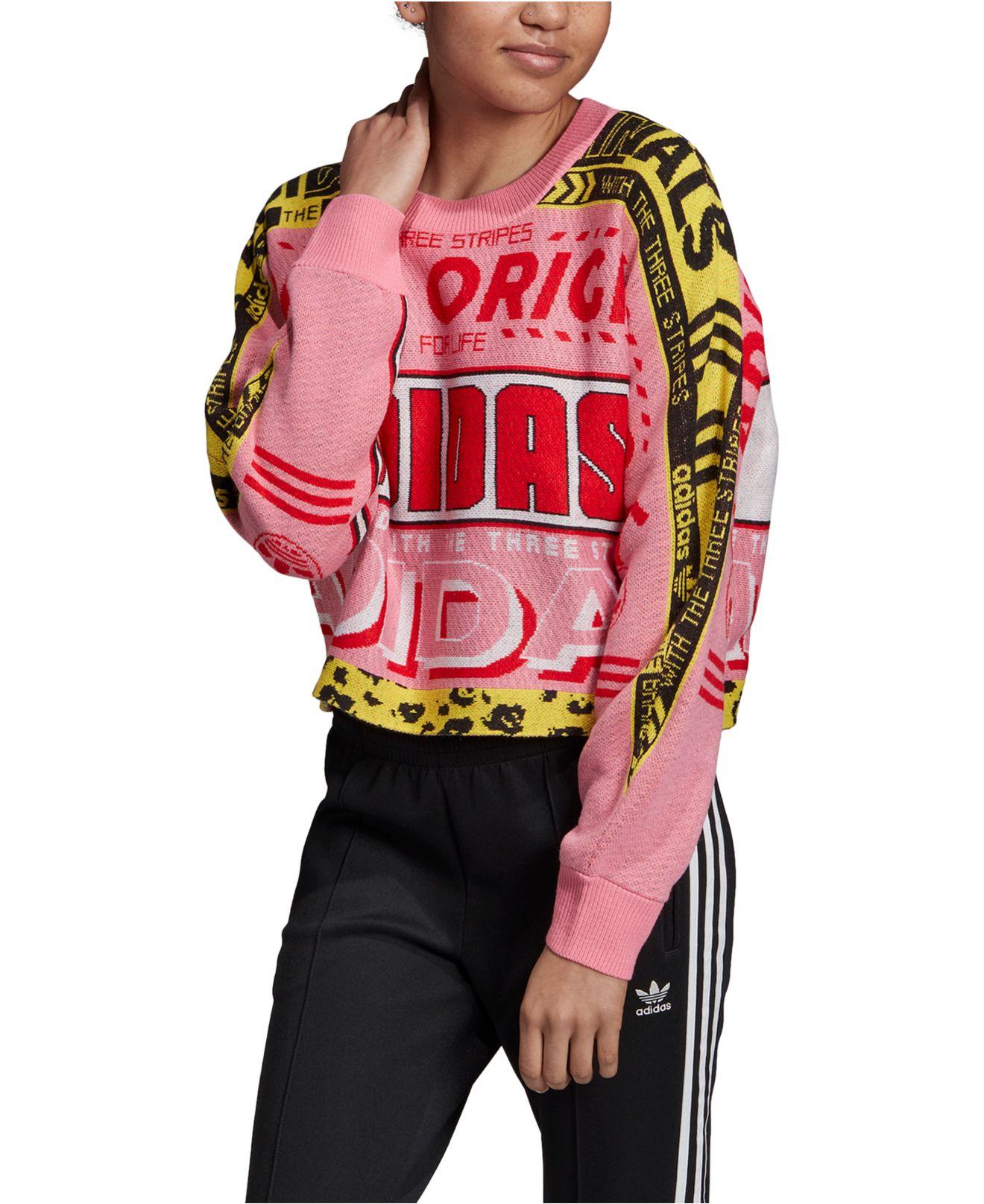 pink adidas jumper