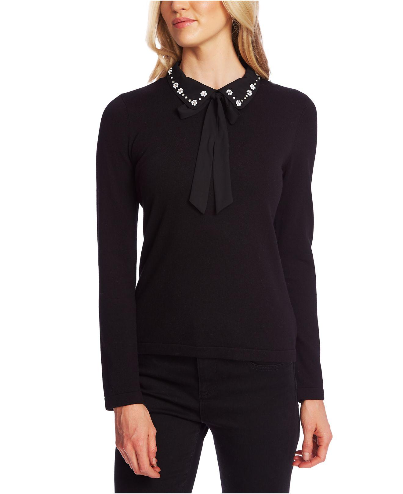 rhinestone embellished sweaters