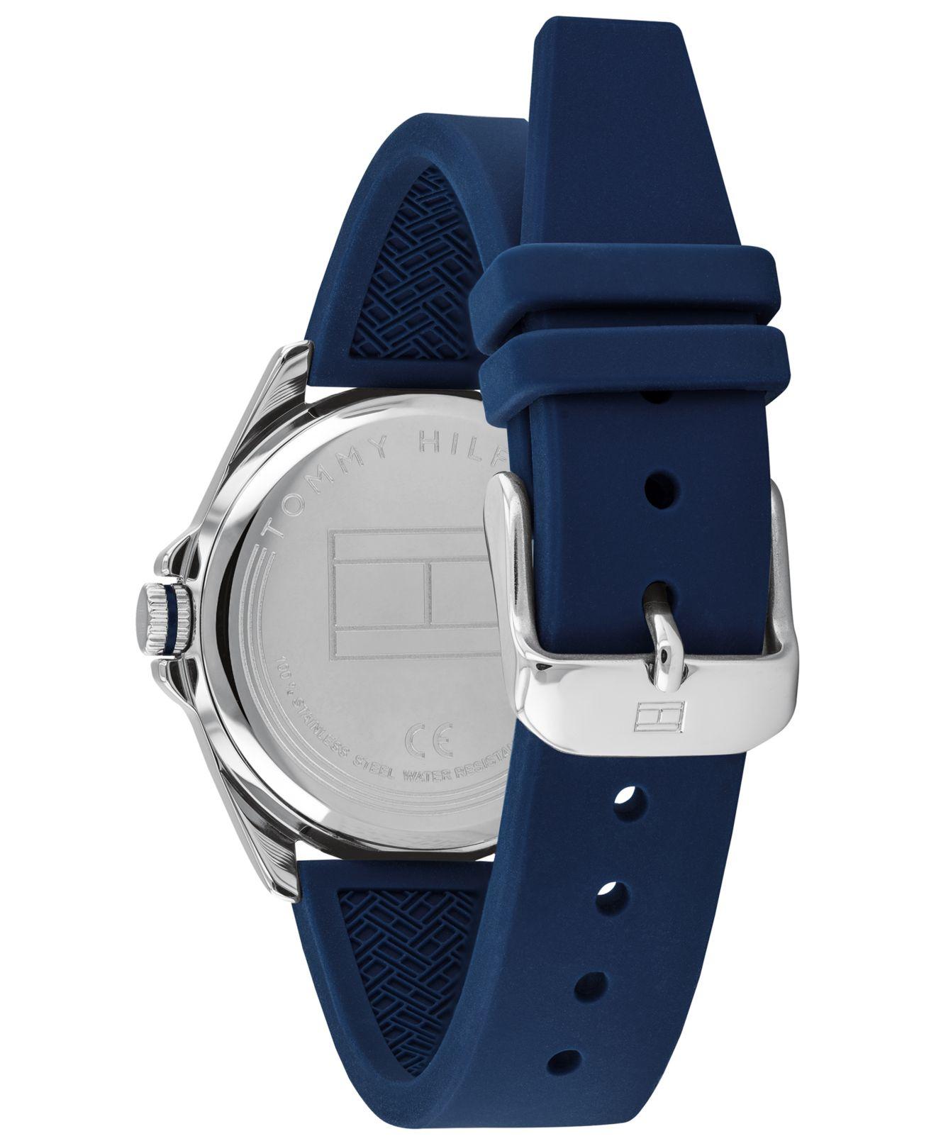 tommy hilfiger navy blue analog watch