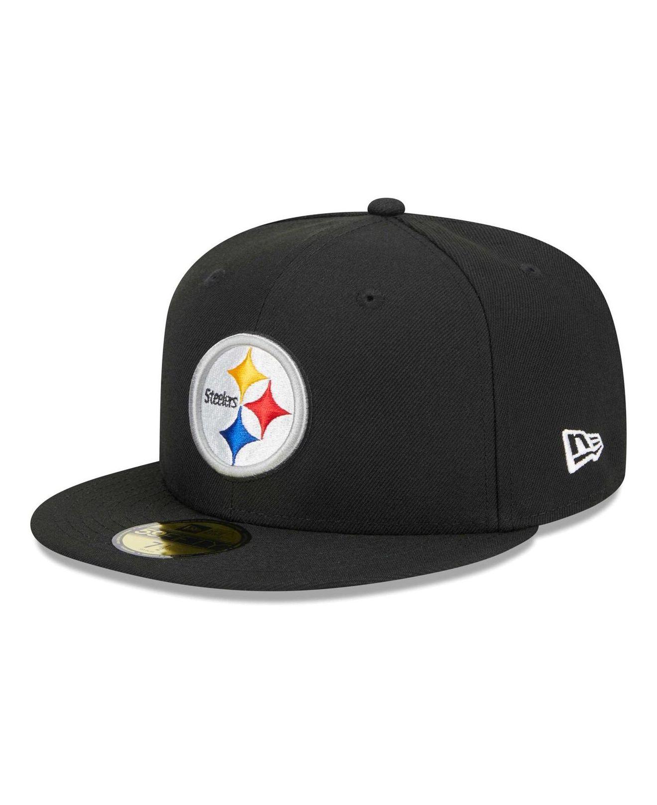 KTZ Black Pittsburgh Steelers Camo Undervisor 59fifty Fitted Hat