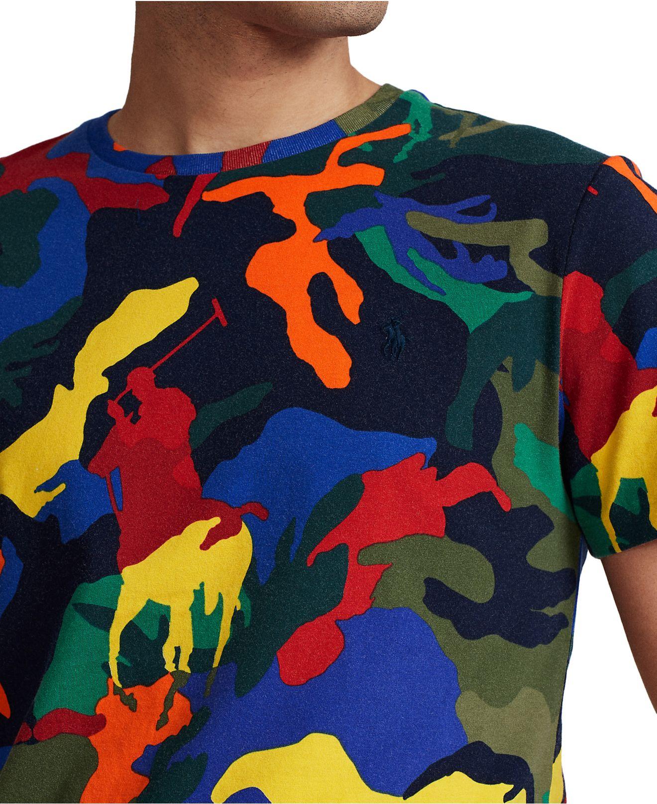Polo Ralph Lauren Classic Fit-polo Pony Camo T-shirt for Men | Lyst