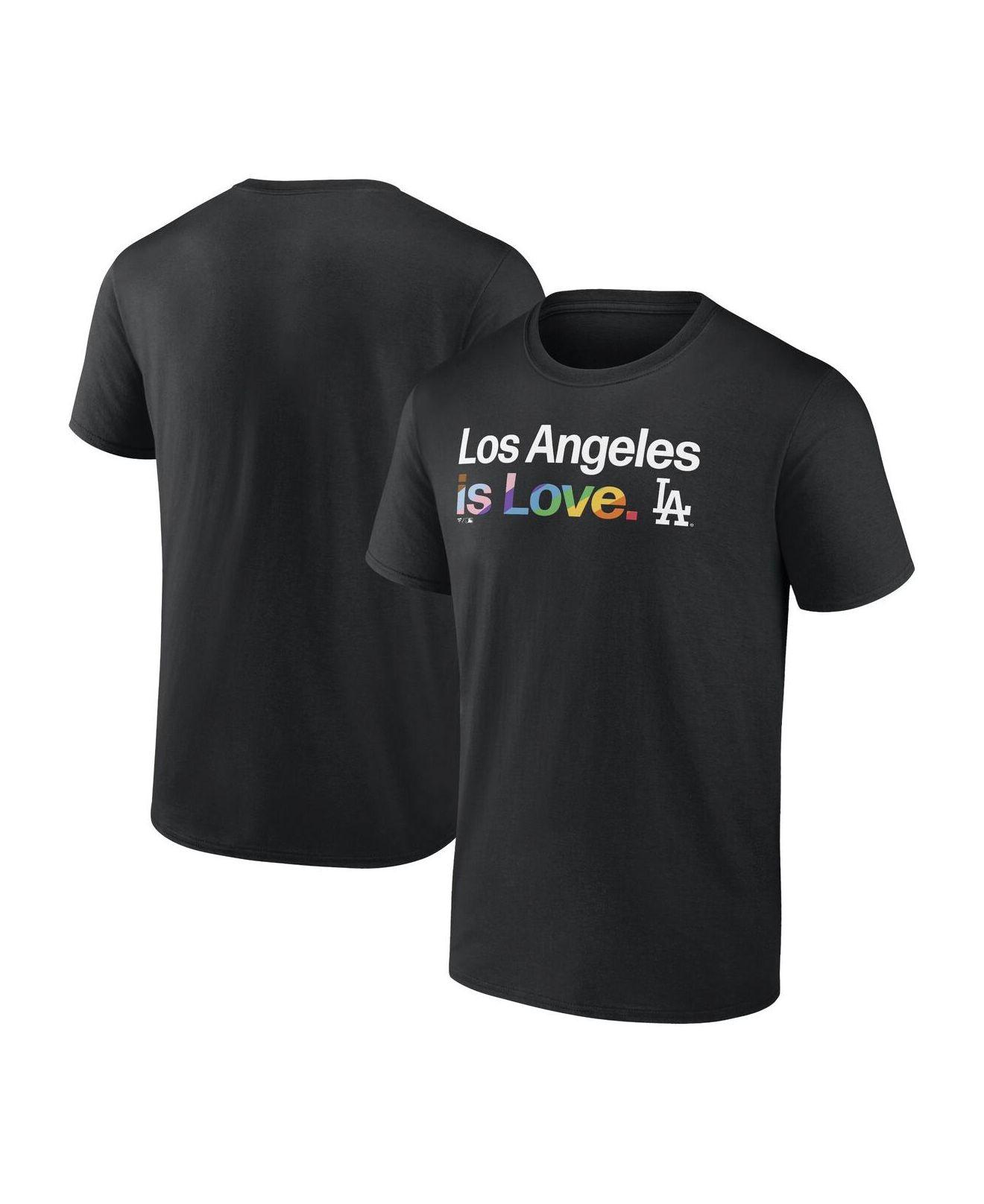 Profile Black Los Angeles Dodgers Big And Tall Pride T-shirt for Men