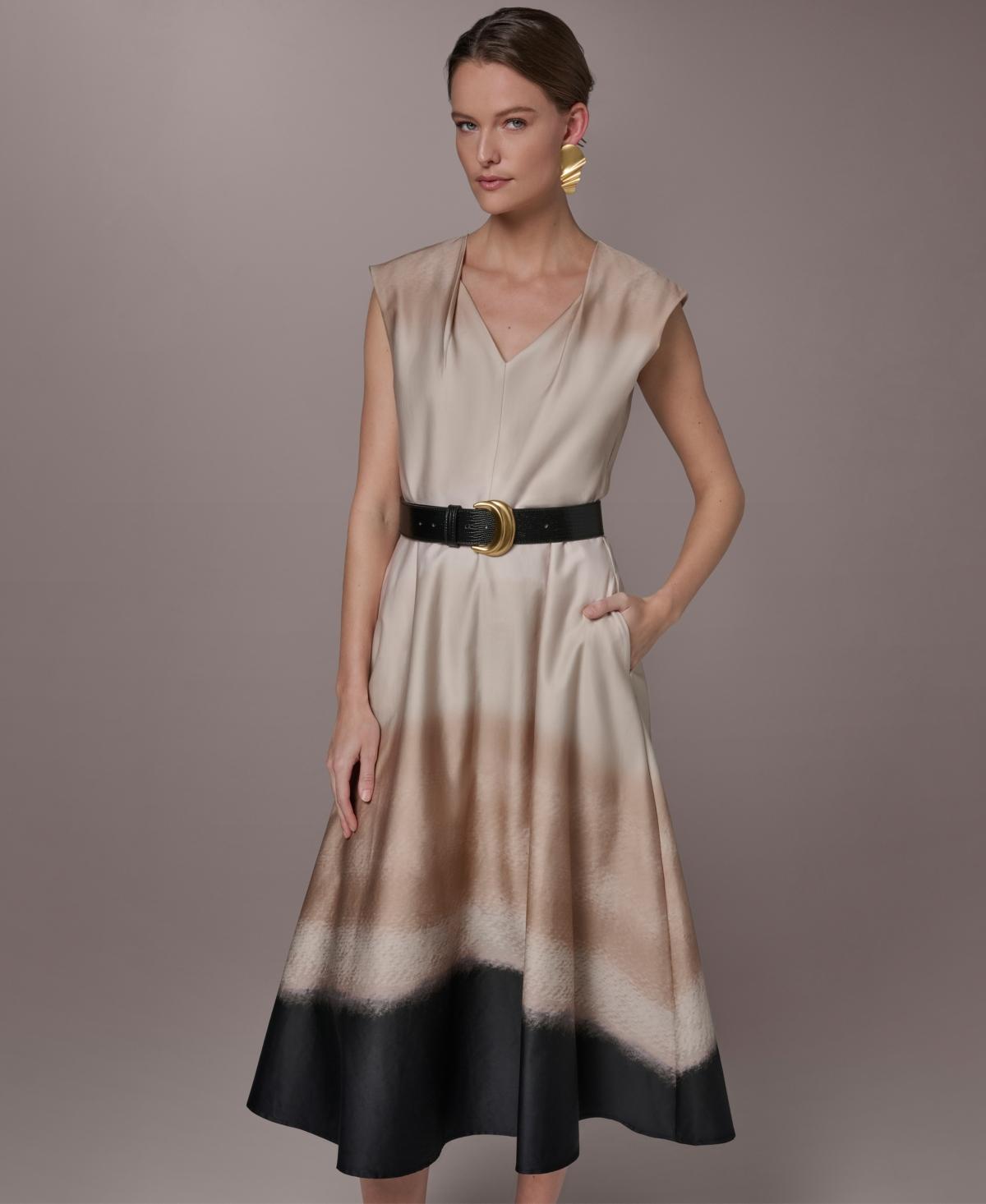 donna karan fall dresses Kaycee Drop Waist Maxi Dress White main image 1