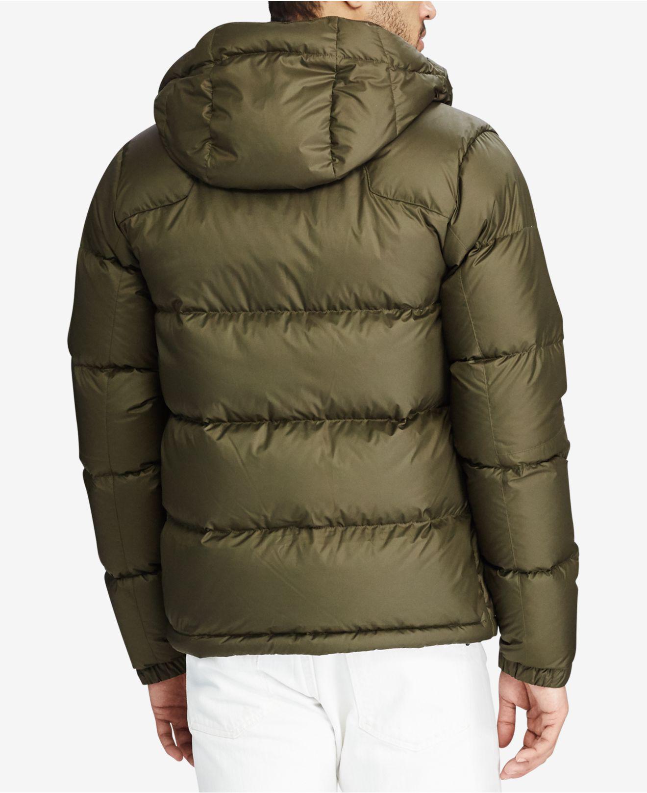 Polo Ralph Lauren Men's Waterrepellent Down Jacket in Green for Men Lyst