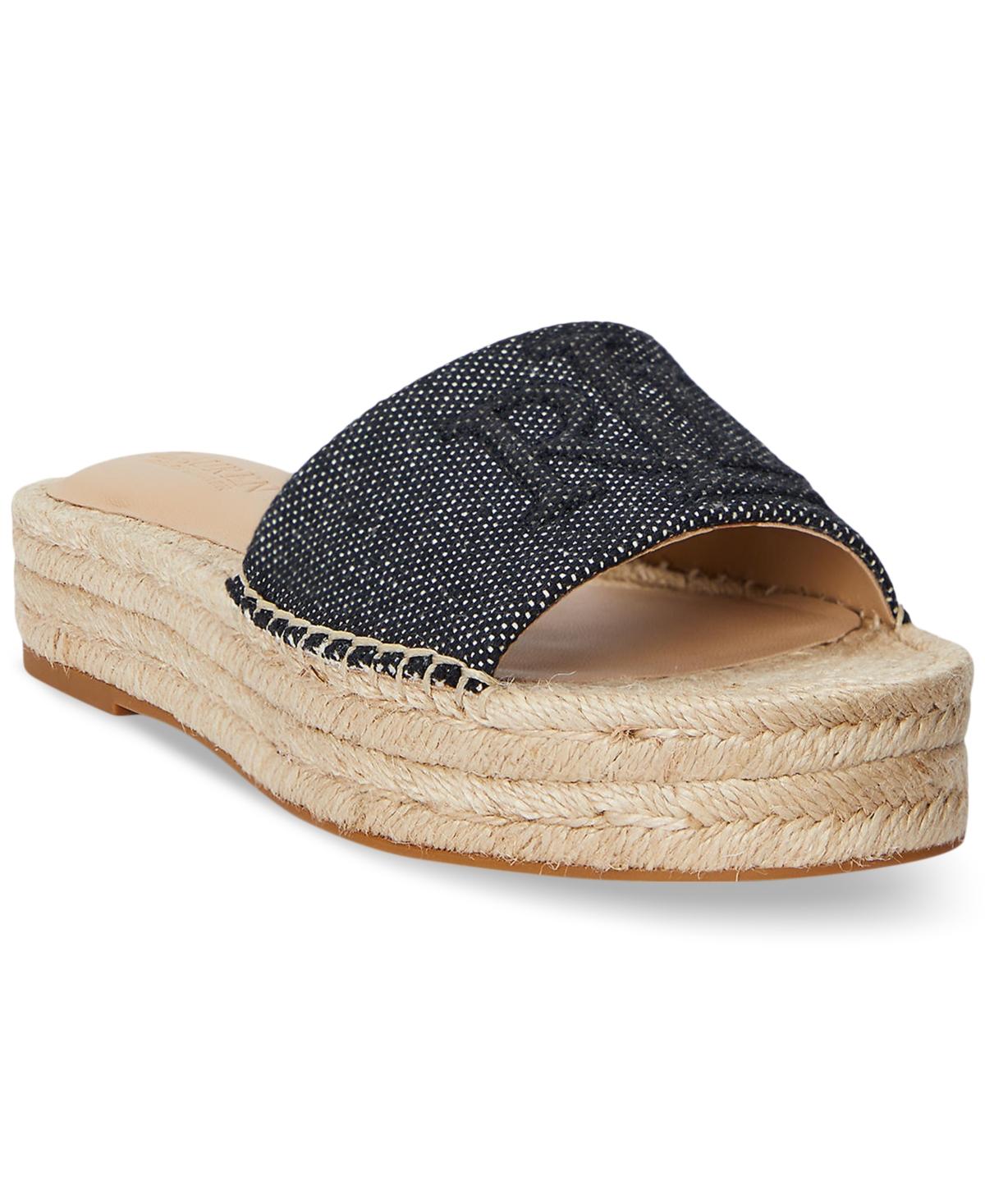 【ラルフローレン】Polly Espadrille Flat Sandals Amazon.com | Lauren Ralph Lauren Women's Polly Espadrille