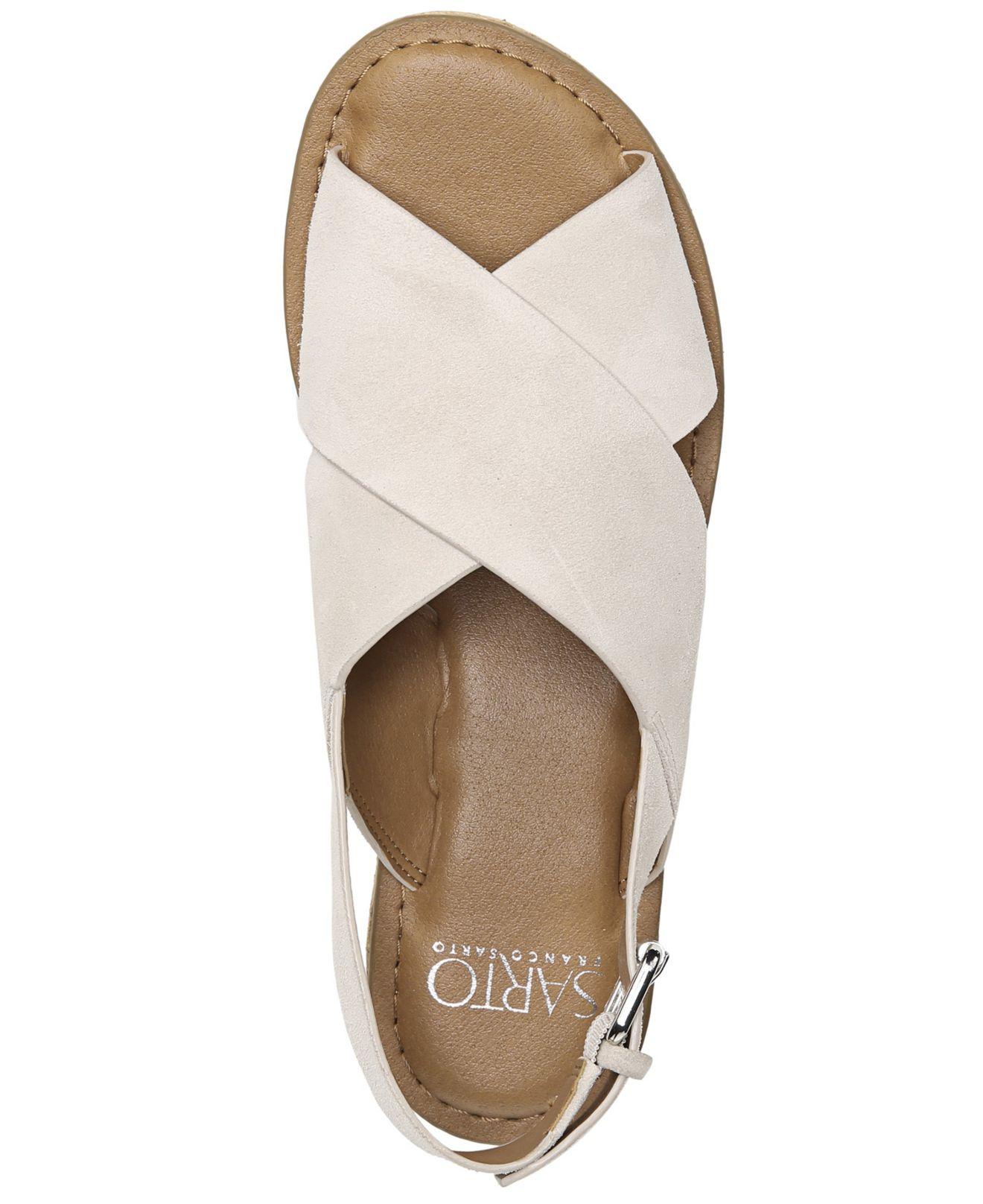 franco sarto caroline wedge sandals