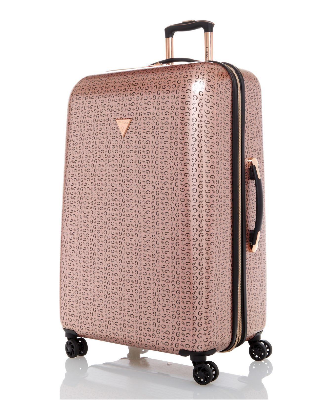 Guess Burnley Collection 28" 8-wheeled Spinner Hardside In Rose Gold in Pink  | Lyst