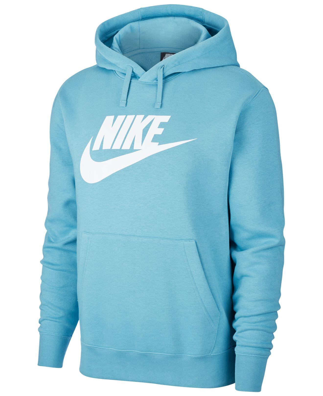 Nike Sportswear Club Fleece Hoodie in Cerulean Blue (Blue) for Men - Lyst
