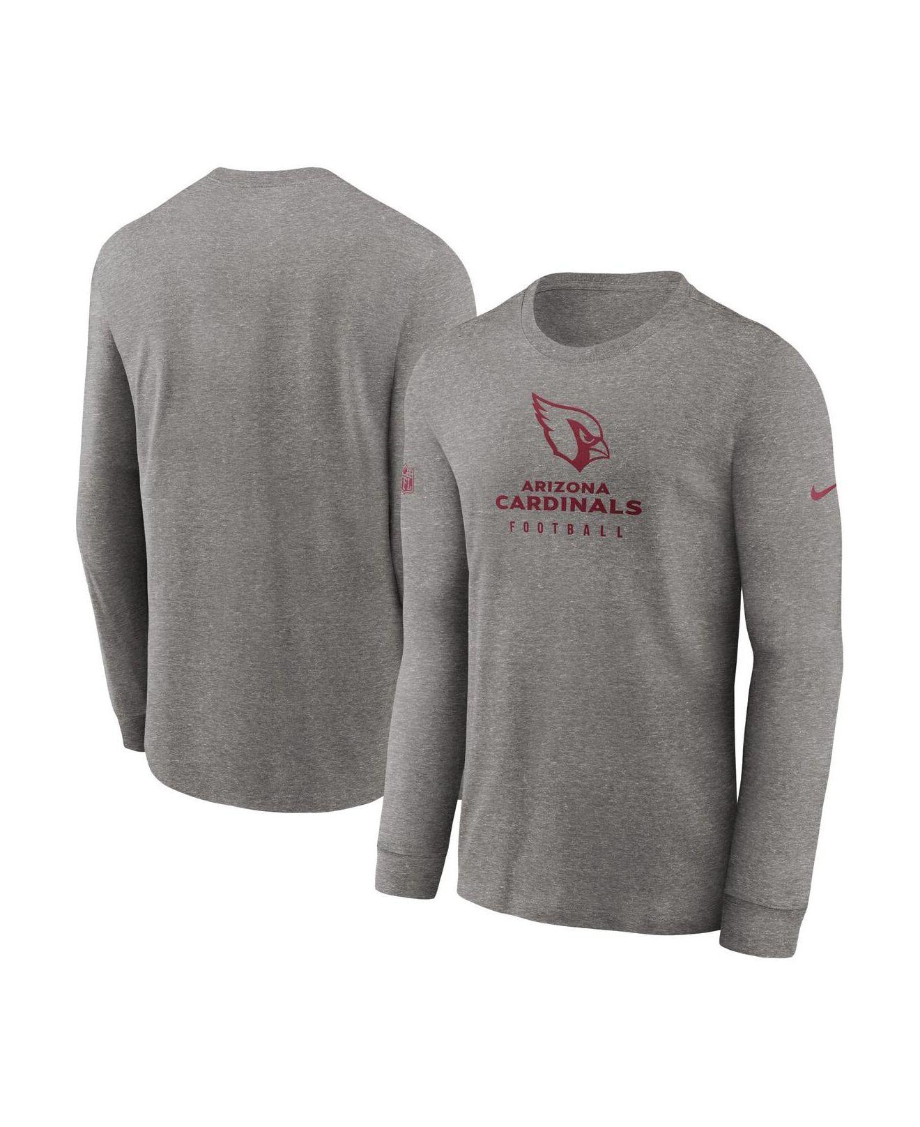 Nike Men's Arizona Cardinals Sideline Player Black Long Sleeve T