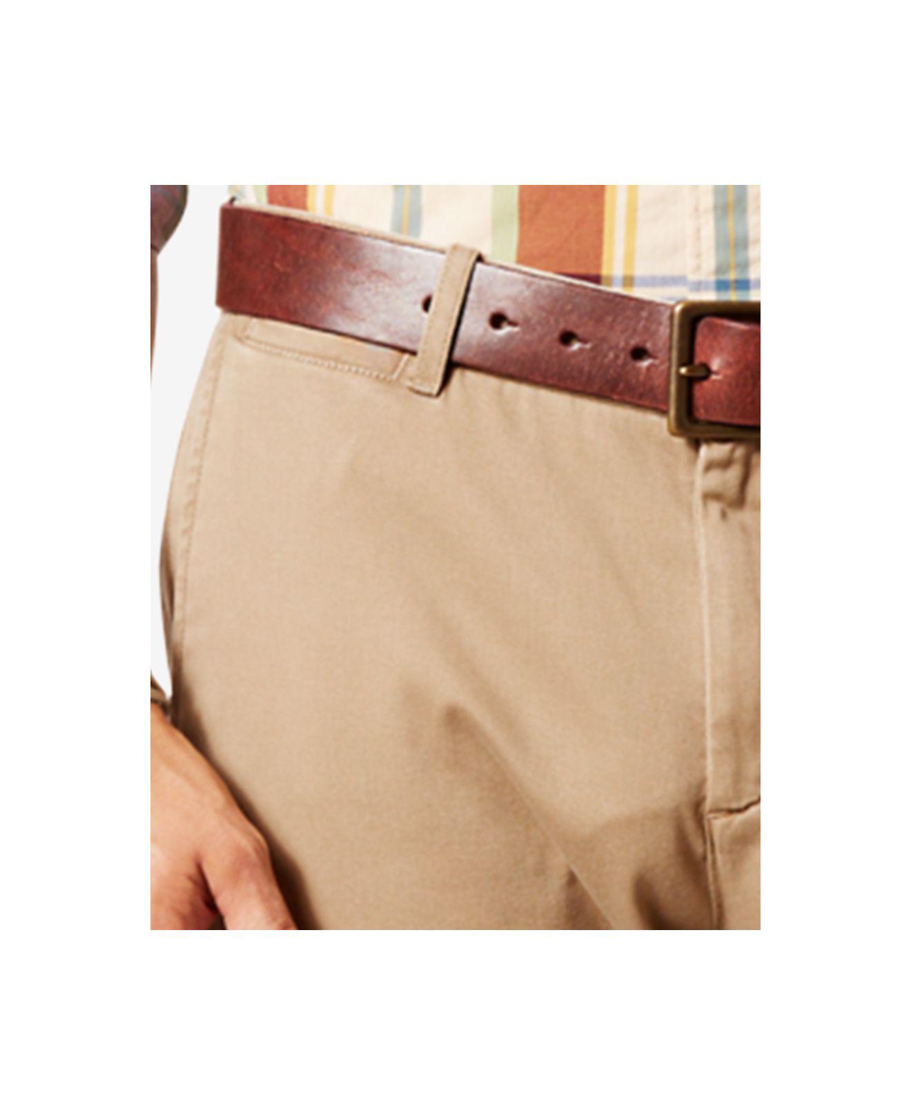 dockers washed khaki athletic fit