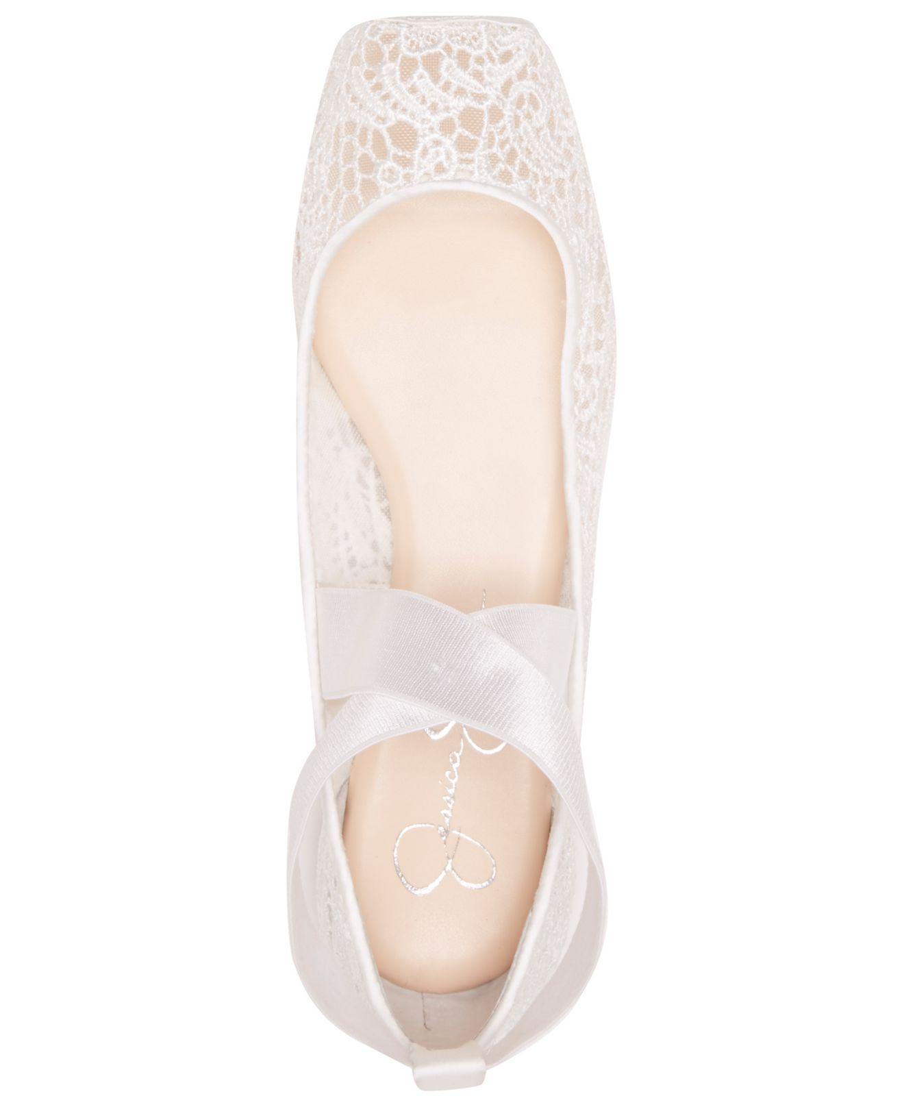 jessica simpson maggda lace flats