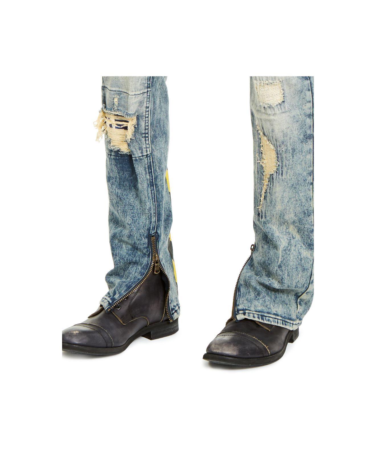 reason crazed denim jeans