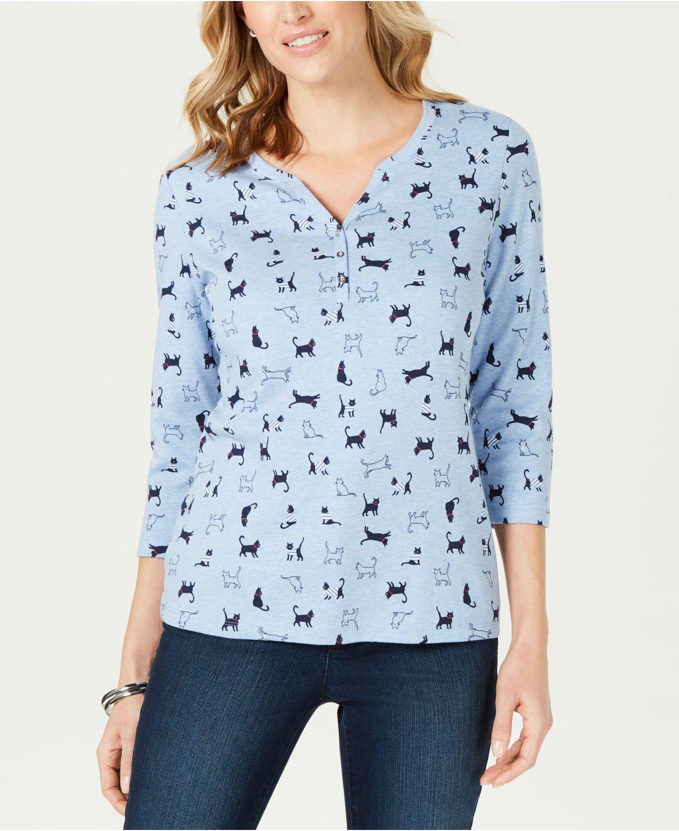 karen scott cat shirt