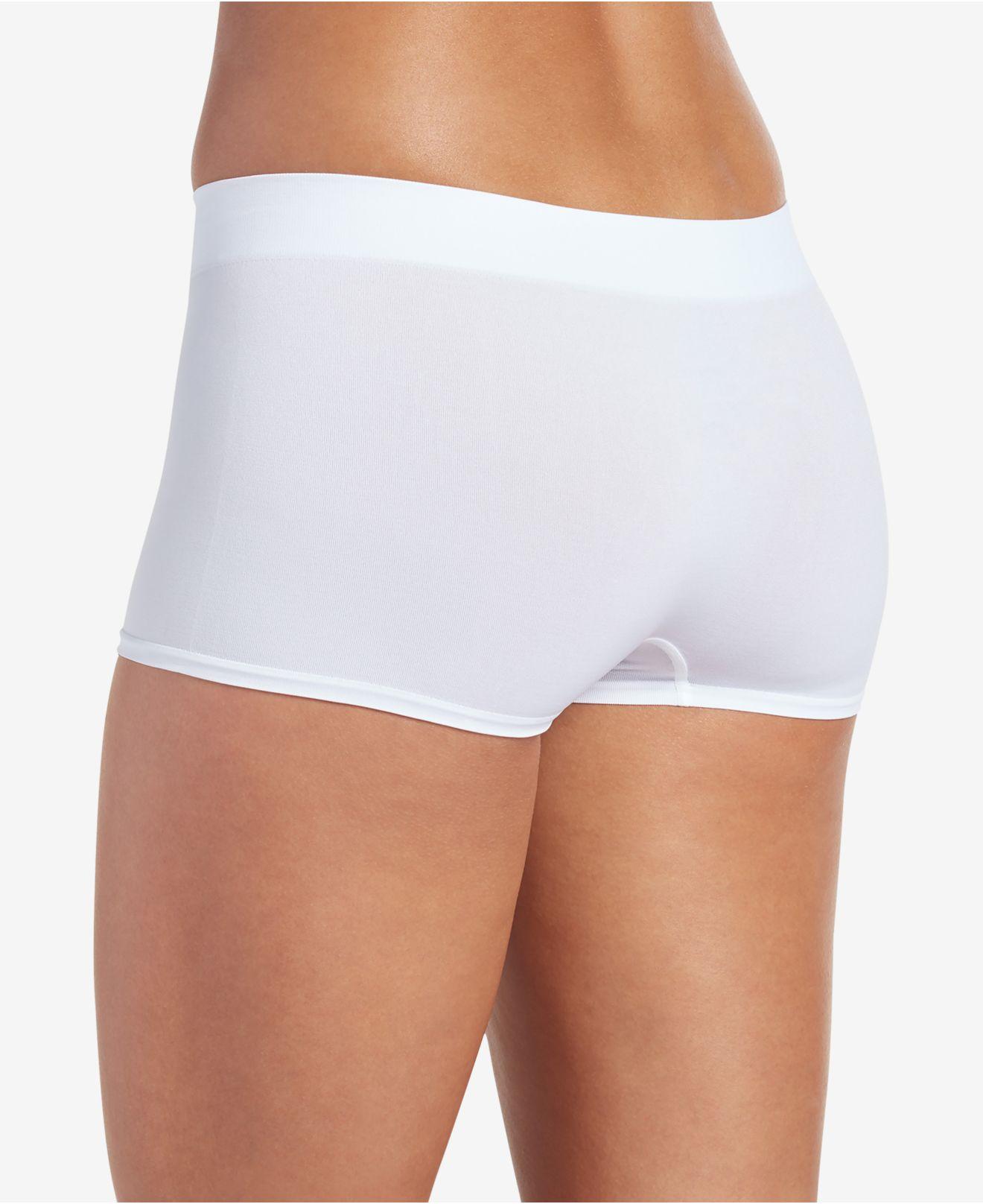 Jockey Synthetic Modern Micro Boyshort Underwear 2046 in White Lyst