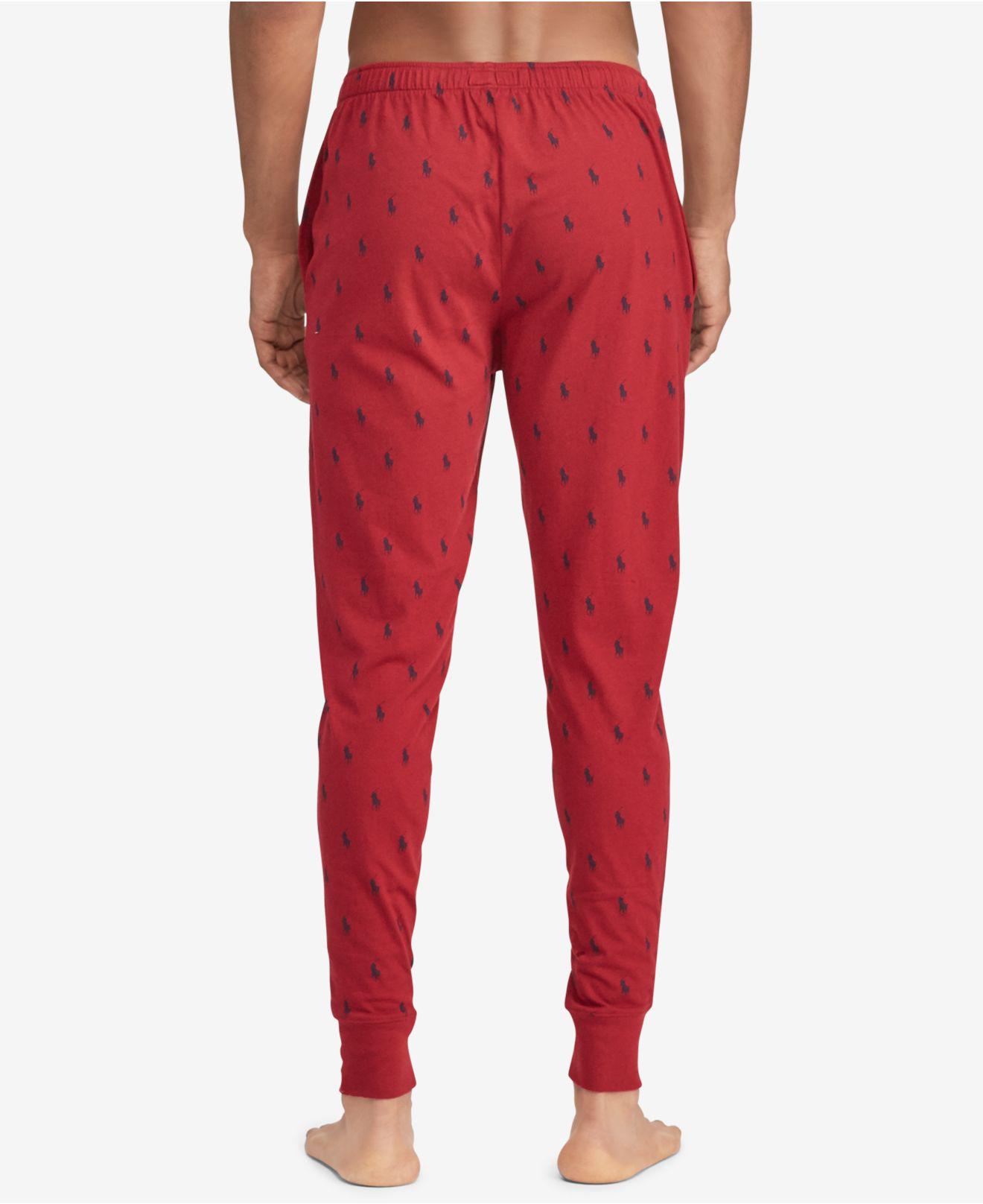polo red joggers