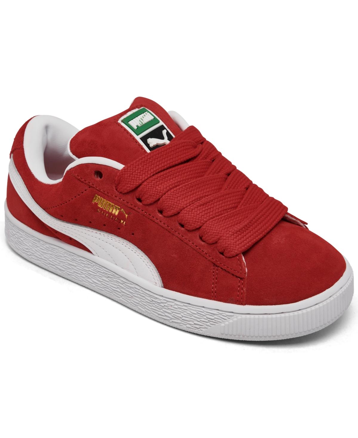PUMA Suede Xl Casual Sneakers From Finish Line in Red Lyst