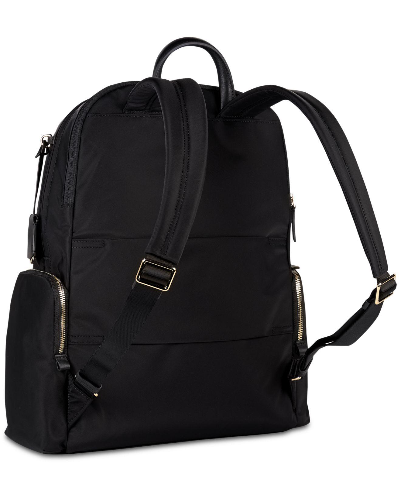 tumi carson backpack black