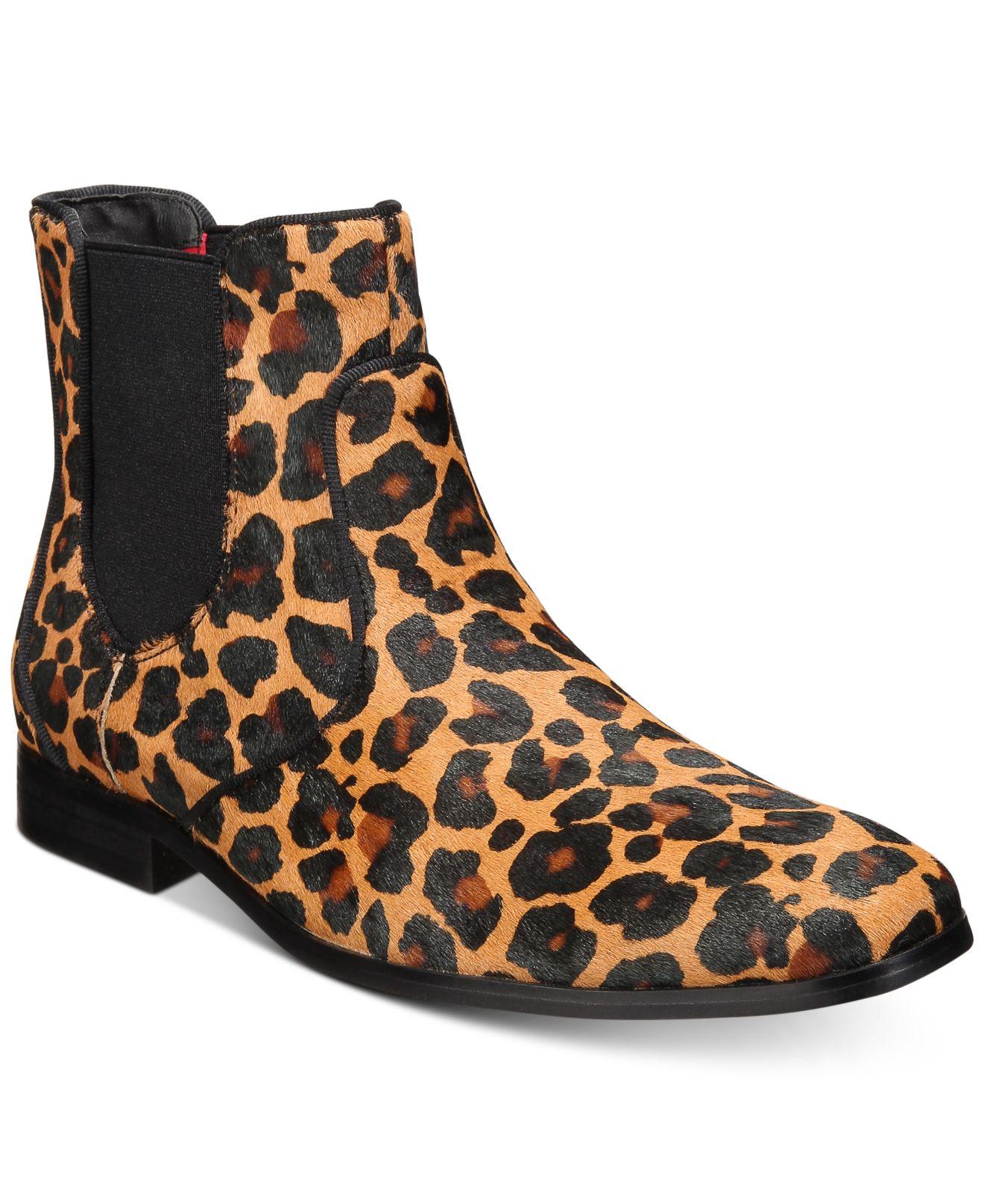 macys cheetah boots