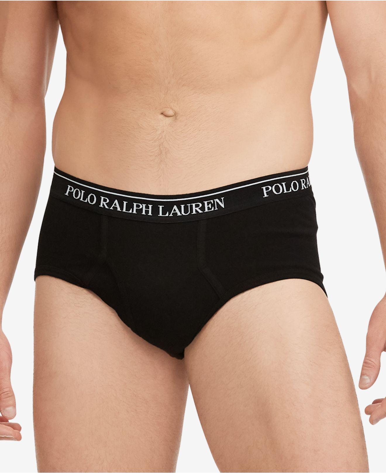 Polo Ralph Lauren 2-pack Big & Tall Cotton Briefs in Black for Men - Save 28% - Lyst