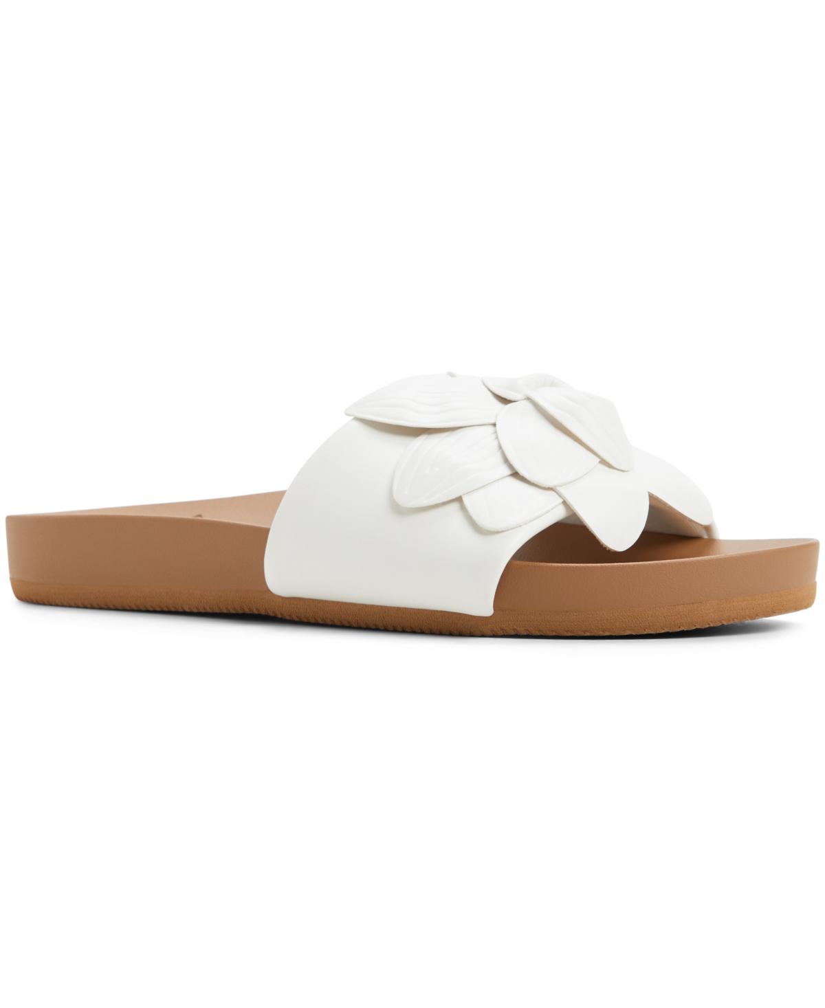Roxy Flower Girl Slip-on Flat Sandals in White Lyst