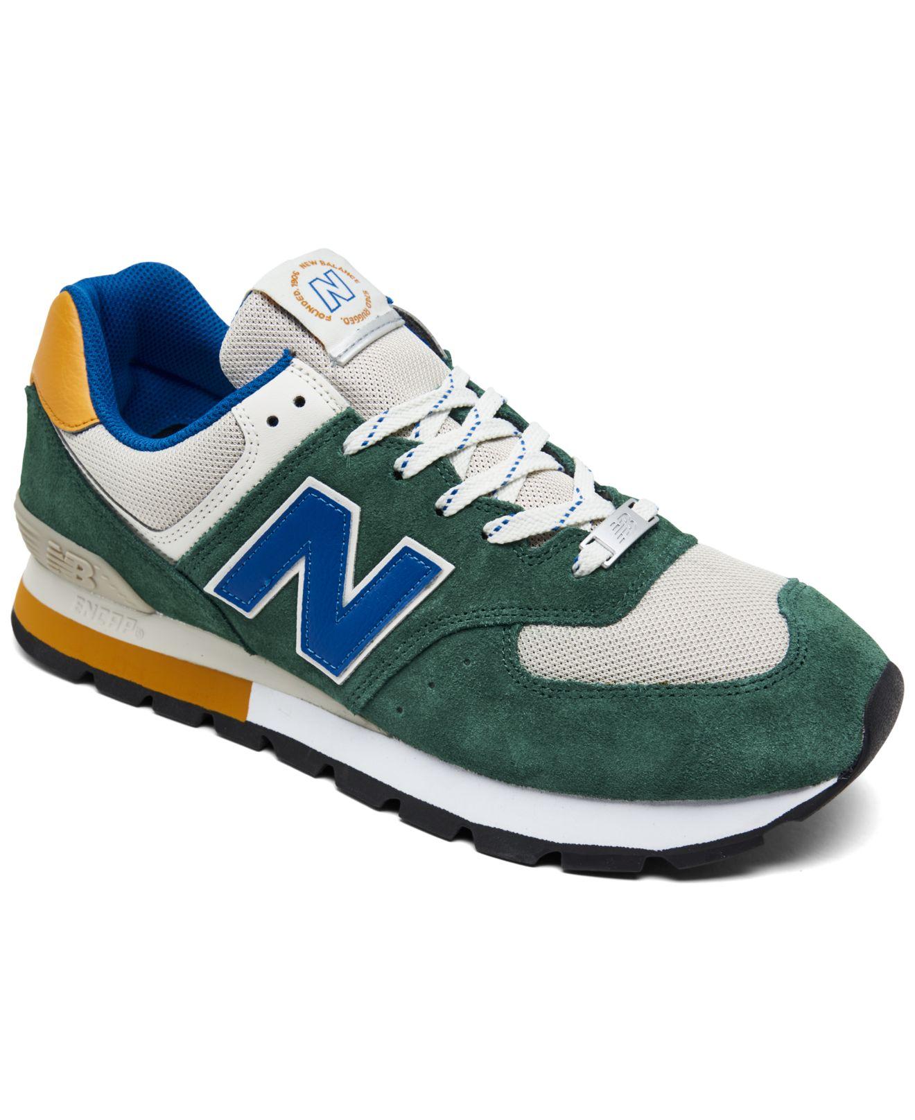 New Balance 574 Rugged Casual Sneakers From Finish Line in Blue for Men |  Lyst