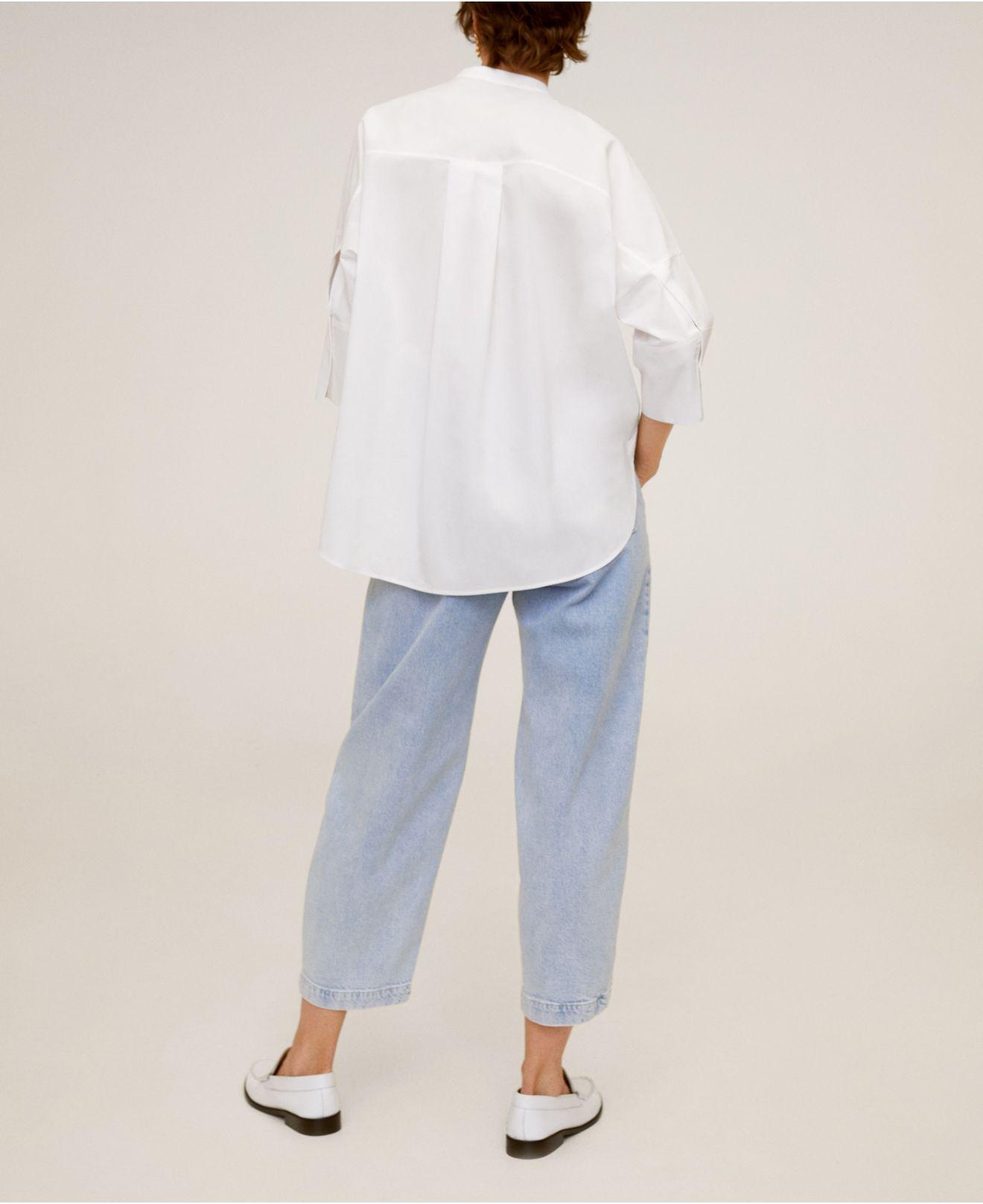 oversize poplin gömlek