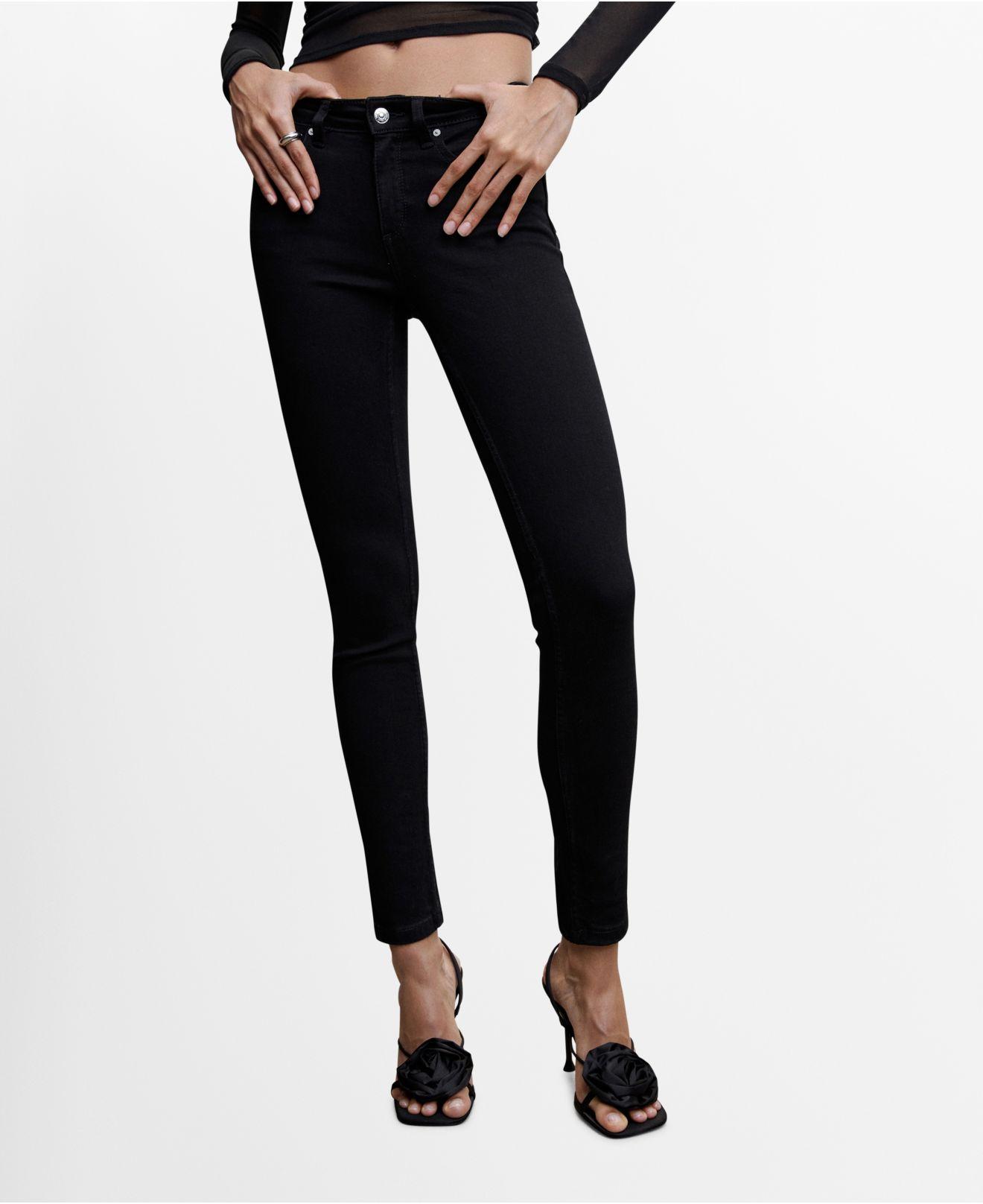 Mango Skinny Push-up Jeans in Blue | Lyst