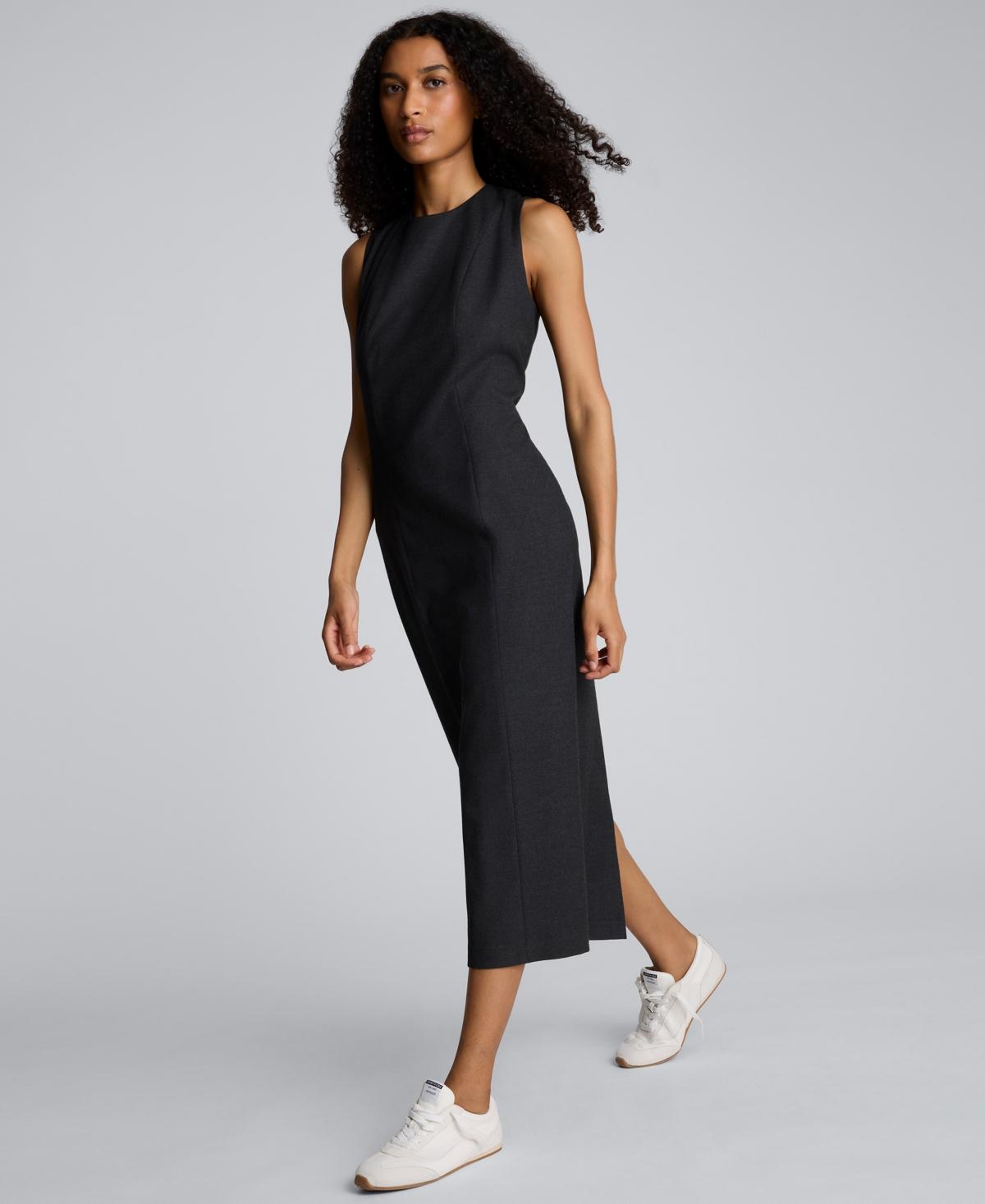 chinese dress ladies Kenneth Cole Women's Ruched Bodycon Maxi Dress - Black